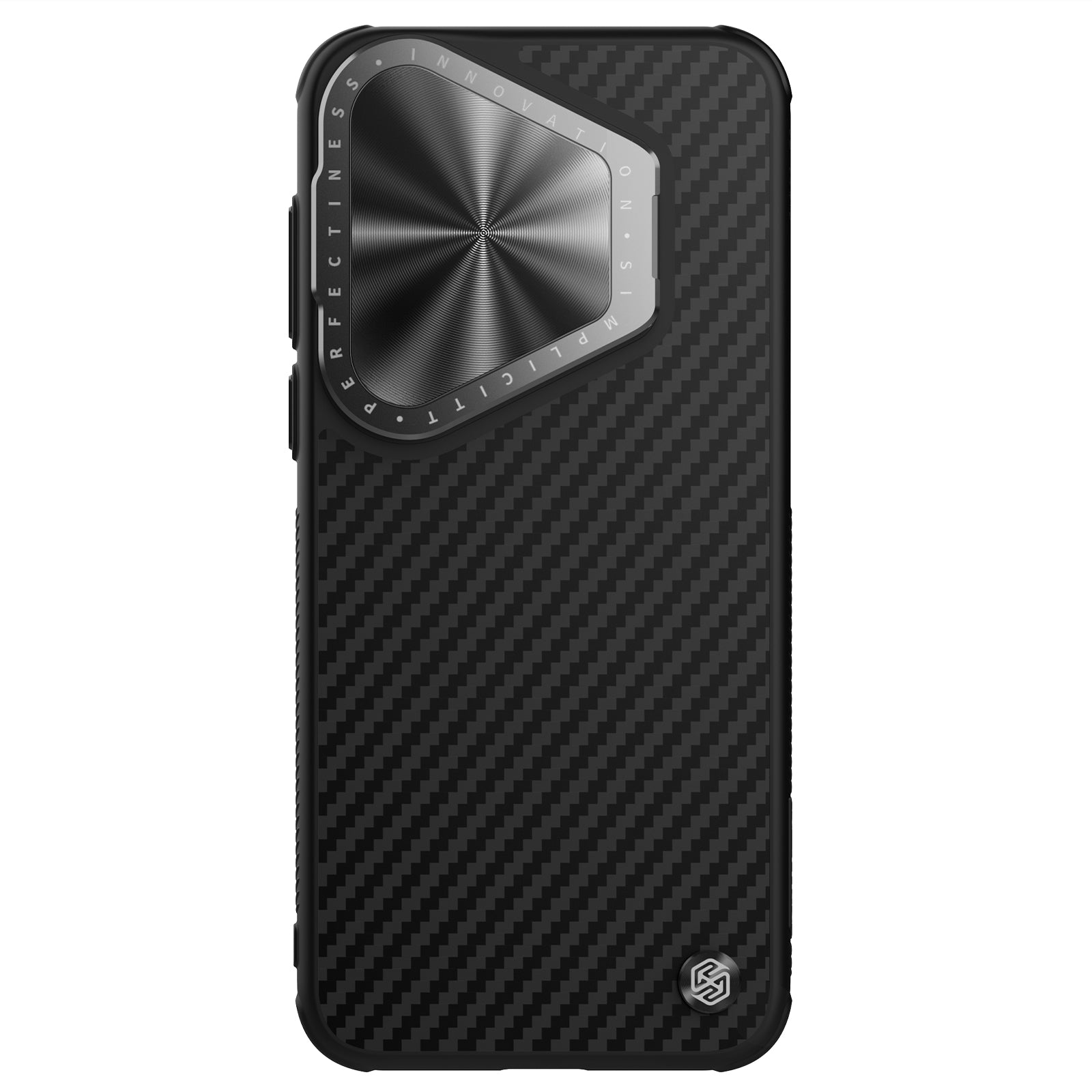 NILLKIN Carboprof Case for Huawei Pura 70 Pro / a 70 Pro+ Case TPU+Aramid Fiber Phone Cover with Lens Lid Kickstand