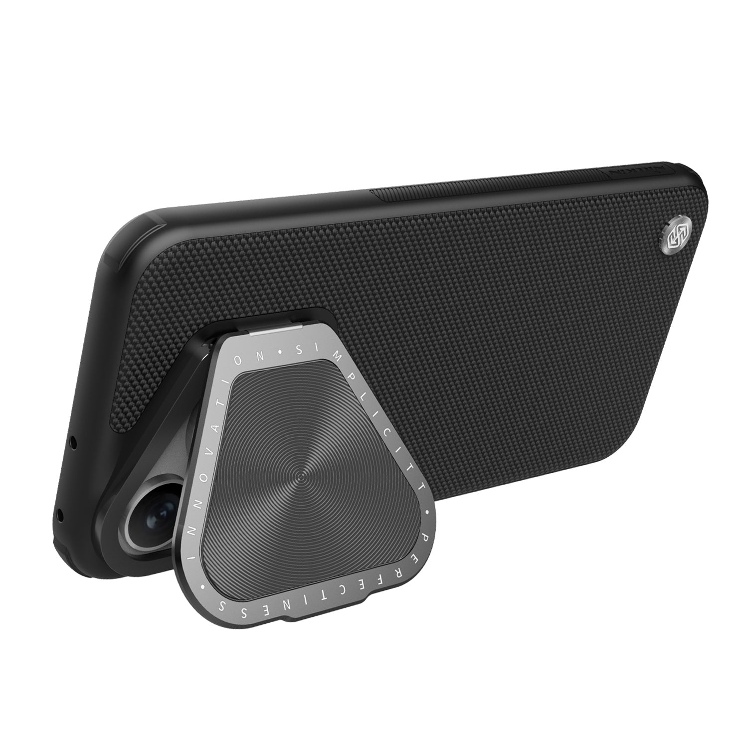 NILLKIN Textured Prop Series for Huawei Pura 70 Pro / 70 Pro+ Case PC+TPU Phone Cover with Camera Lid Kickstand