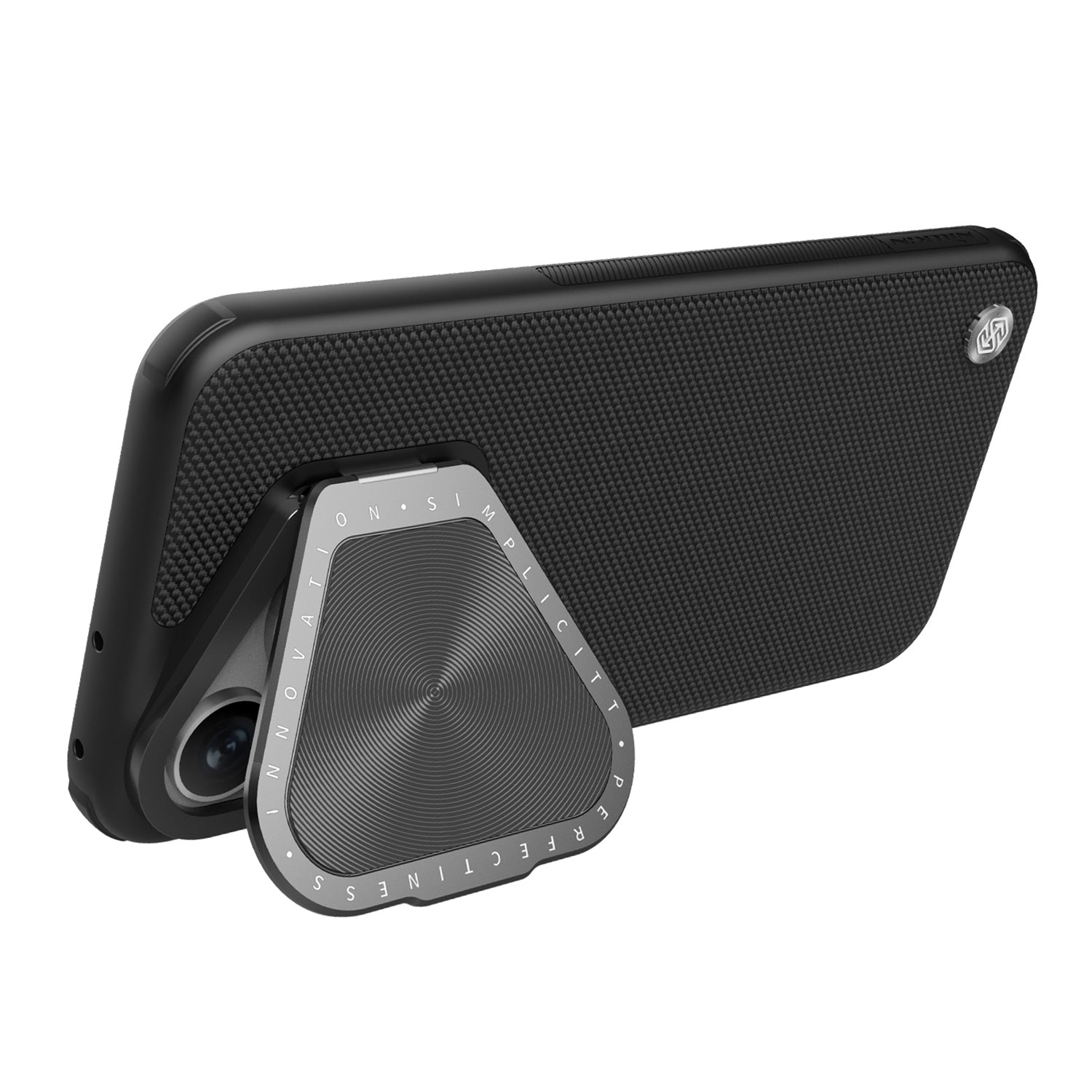 NILLKIN Textured Prop Magnetic Series for Huawei Pura 70 Pro / 70 Pro+ Case Lens Cover Kickstand PC+TPU Shell