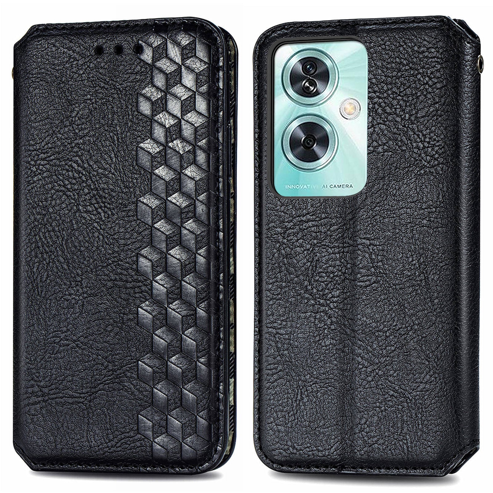 For OnePlus Nord N30 SE 5G Wallet Leather Cover Mobile Phone Case Wholesale - Black