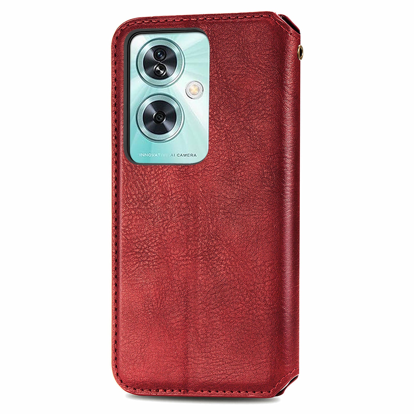 For OnePlus Nord N30 SE 5G Wallet Leather Cover Mobile Phone Case Wholesale - Red