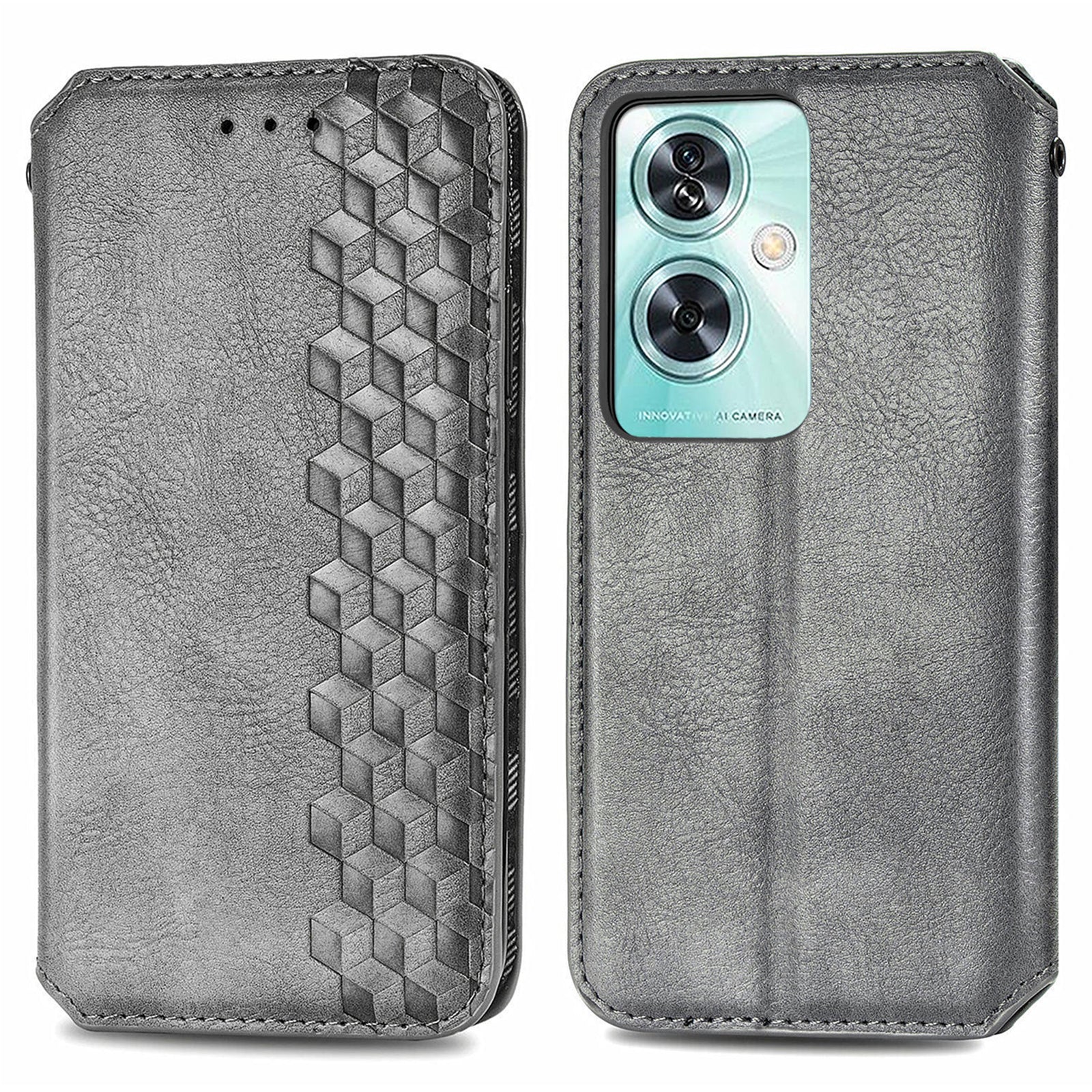 For OnePlus Nord N30 SE 5G Wallet Leather Cover Mobile Phone Case Wholesale - Grey