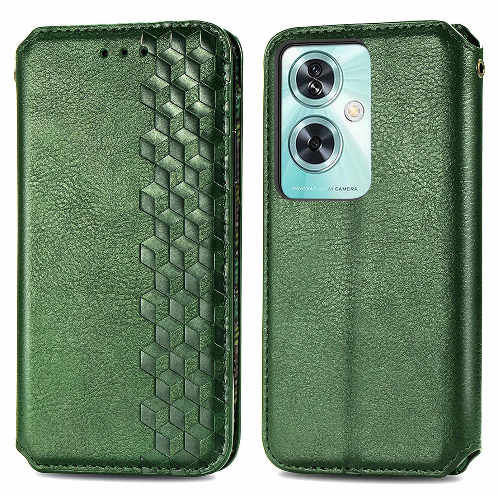 For OnePlus Nord N30 SE 5G Wallet Leather Cover Mobile Phone Case Wholesale - Green