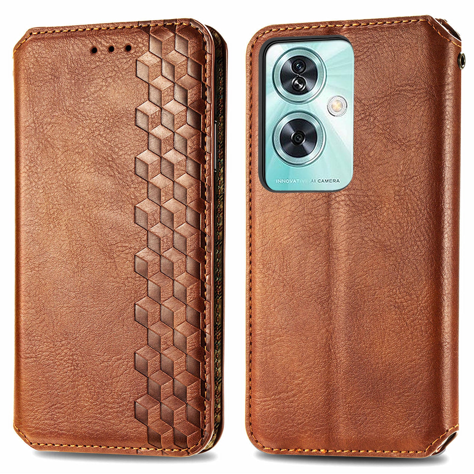 For OnePlus Nord N30 SE 5G Wallet Leather Cover Mobile Phone Case Wholesale - Brown