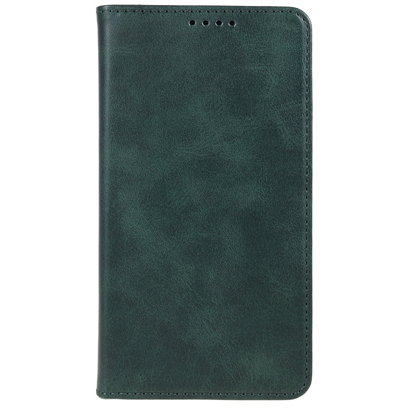 For Motorola Edge 50 Fusion Case Wallet Leather Phone Cover Magnetic Auto Closing - Green