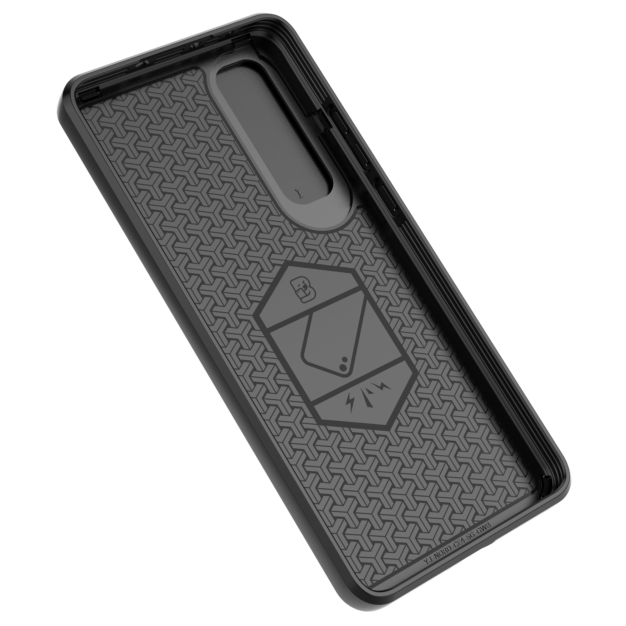 For OnePlus Nord CE4 5G Camera Protection Kickstand Case Rugged PC+TPU Phone Cover - Black