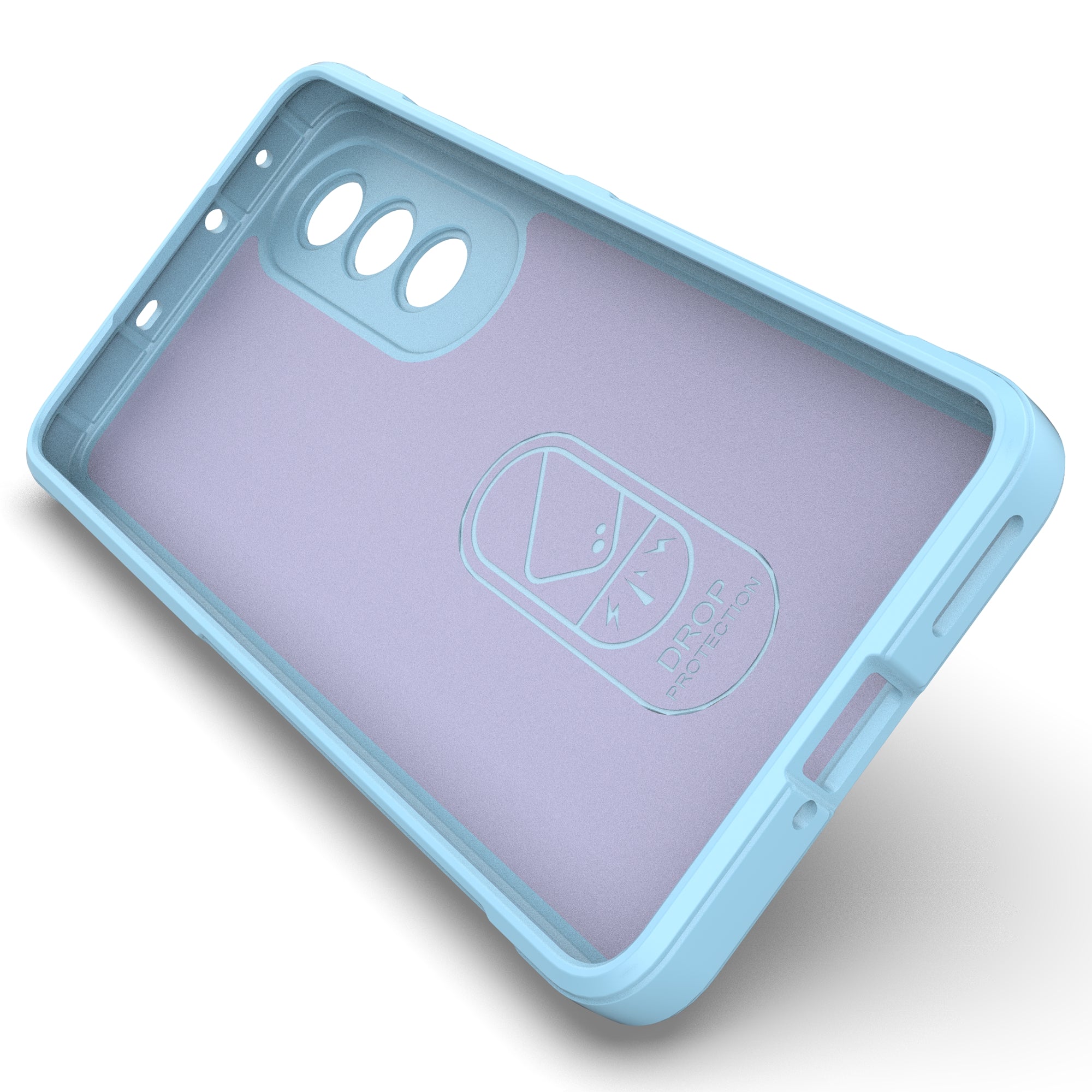 For OnePlus Nord CE4 5G Case Shock Absorption TPU Mobile Phone Protector Cover - Baby Blue