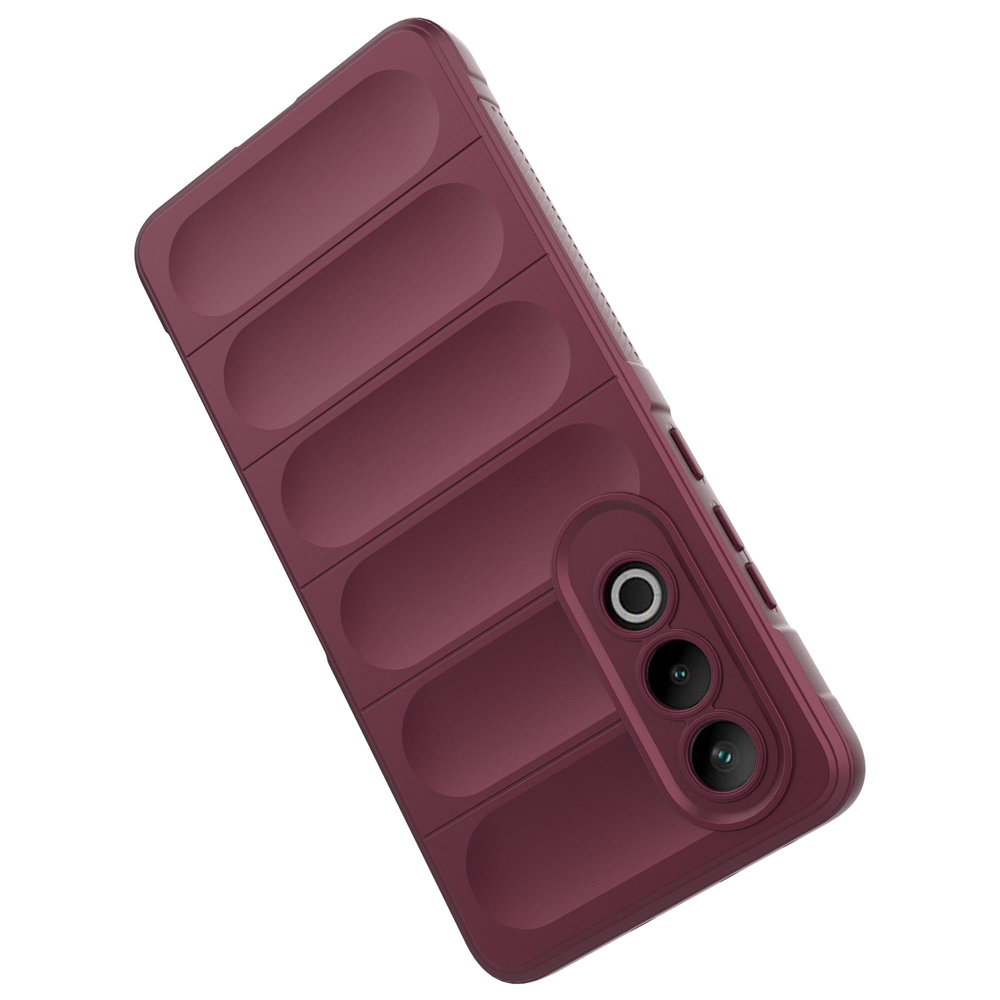 For OnePlus Nord CE4 5G Case Shock Absorption TPU Mobile Phone Protector Cover - Wine Red