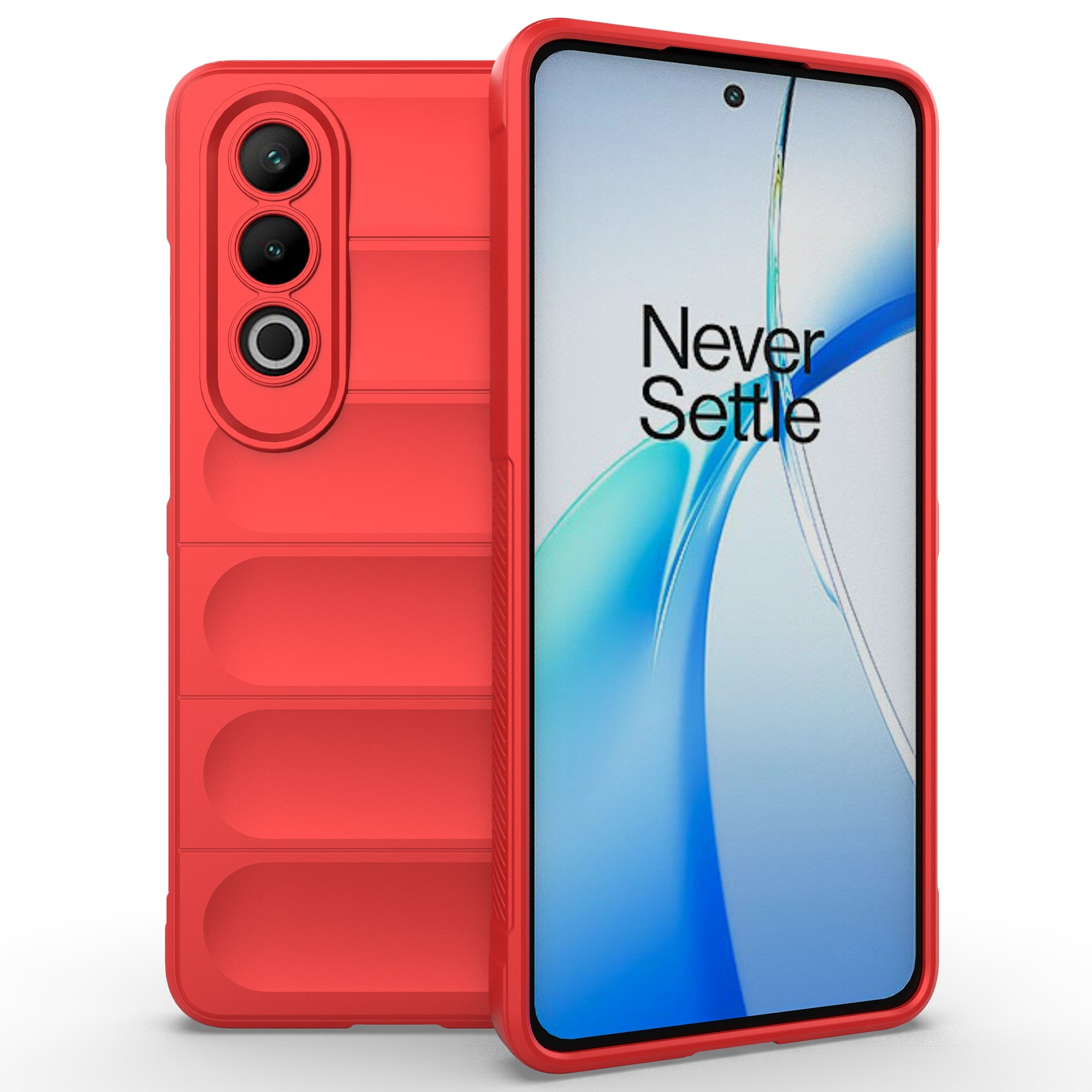 For OnePlus Nord CE4 5G Case Shock Absorption TPU Mobile Phone Protector Cover - Red