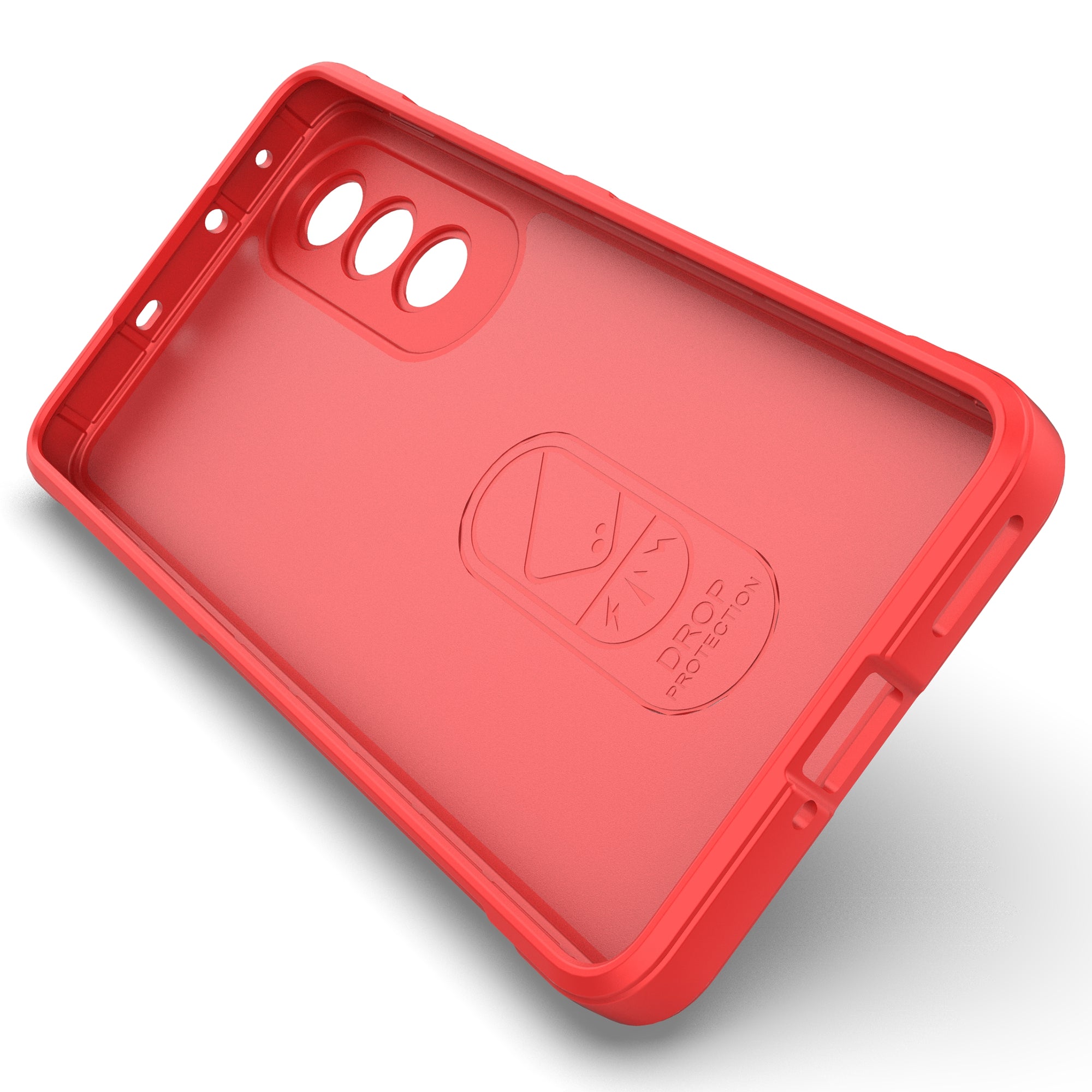 For OnePlus Nord CE4 5G Case Shock Absorption TPU Mobile Phone Protector Cover - Red