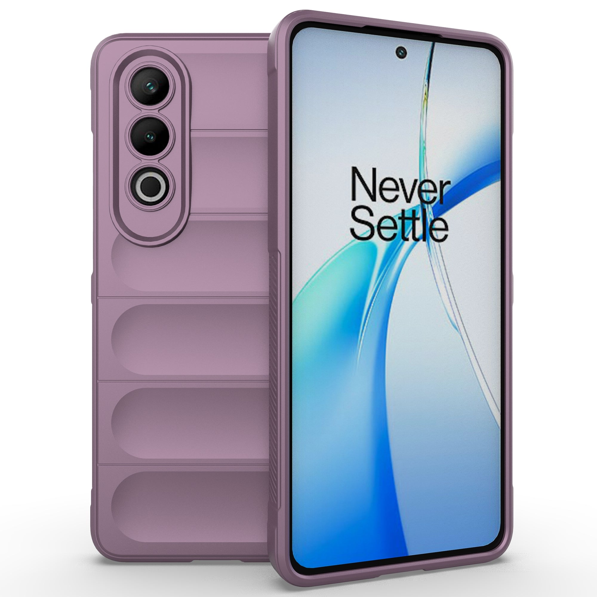 For OnePlus Nord CE4 5G Case Shock Absorption TPU Mobile Phone Protector Cover - Light Purple