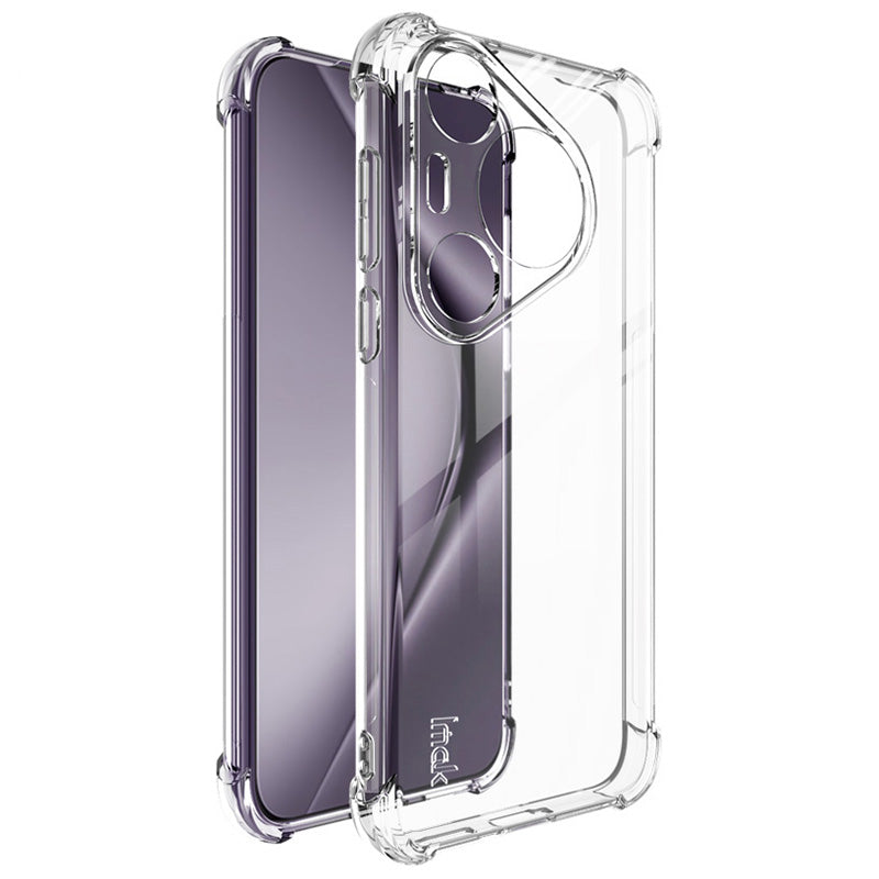 IMAK For Huawei Pura 70 Pro / 70 Pro+ Cover Drop Protection TPU Clear Back Phone Case - Transparent