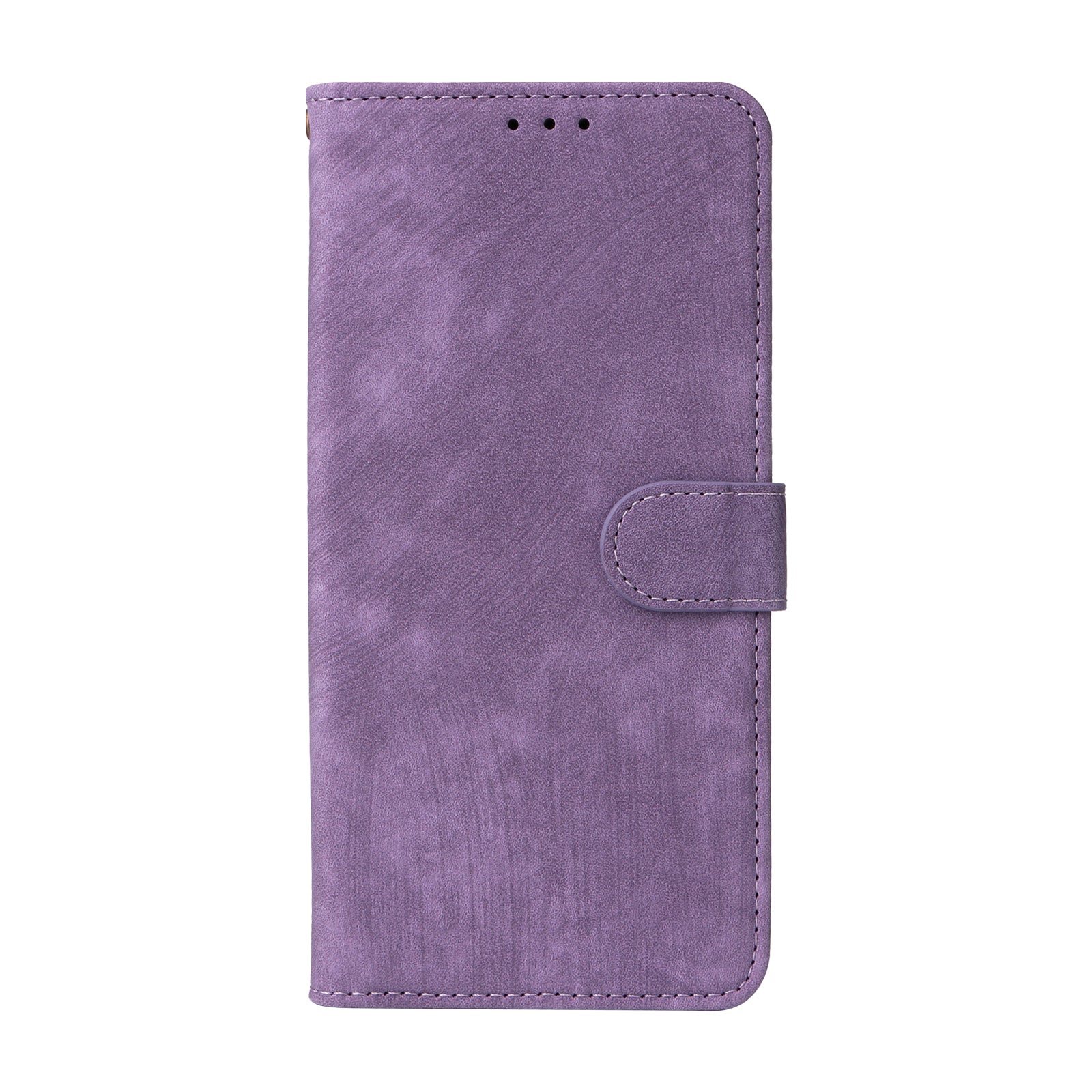 For Transsion Tecno Camon 30 5G CL7 Magnetic Case RFID Blocking Wallet Cover with Wrist Strap - Purple