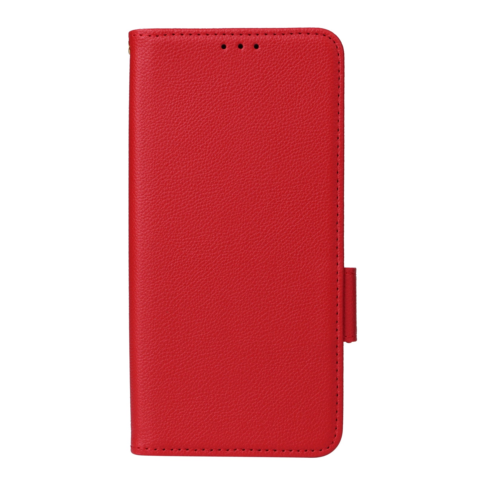 For OnePlus Nord CE4 5G Leather Case with Hand Strap Litchi Texture Wallet Cover - Red