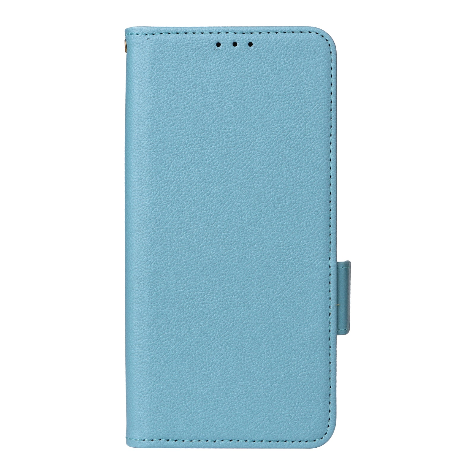 For OnePlus Nord CE4 5G Leather Case with Hand Strap Litchi Texture Wallet Cover - Baby Blue