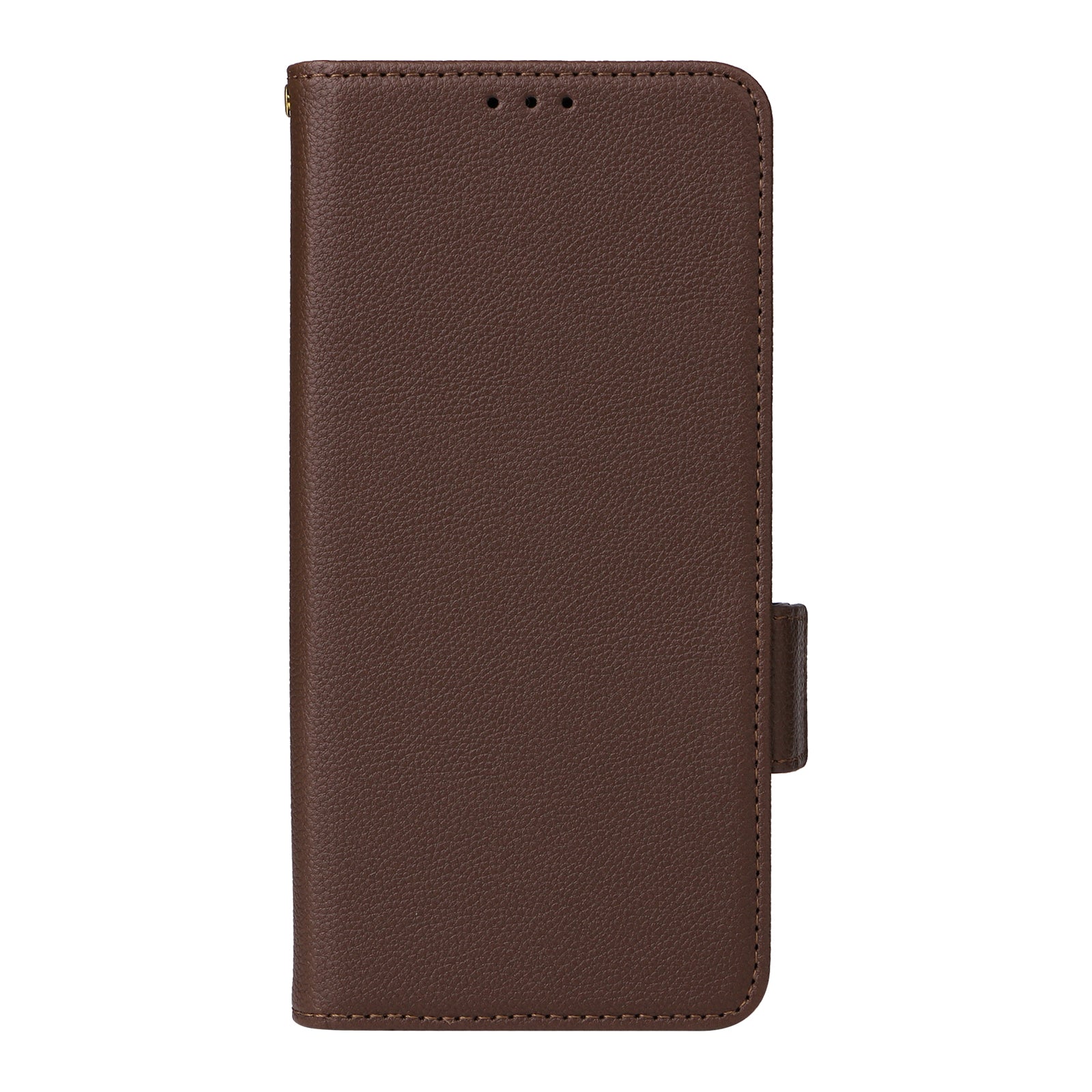 For OnePlus Nord CE4 5G Leather Case with Hand Strap Litchi Texture Wallet Cover - Brown