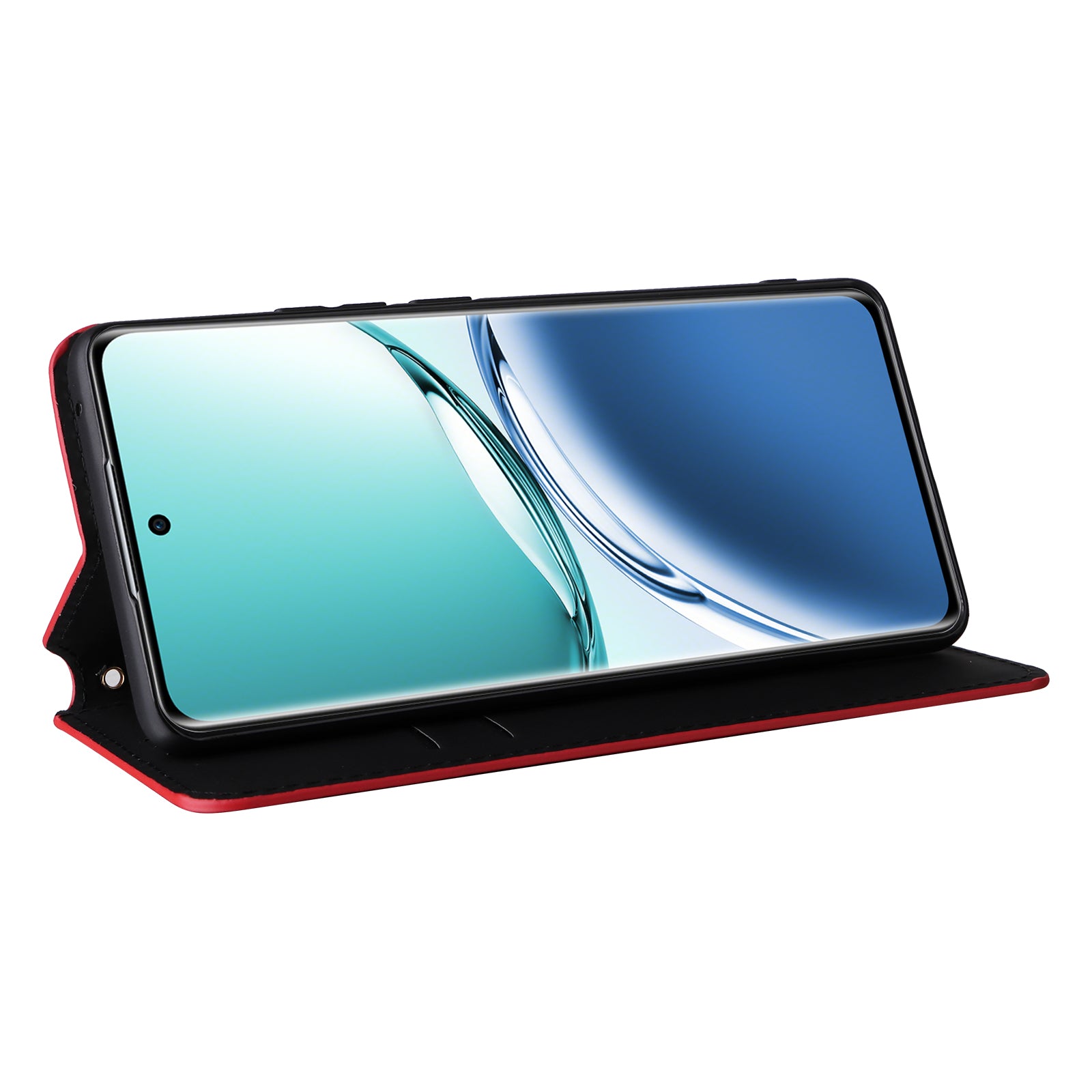 For Oppo F27 Pro 5G / Oppo F27 Pro+ 5G / A3 Pro (China) 5G Leather Wallet Flip Cover Mobile Phone Case Wholesale - Red