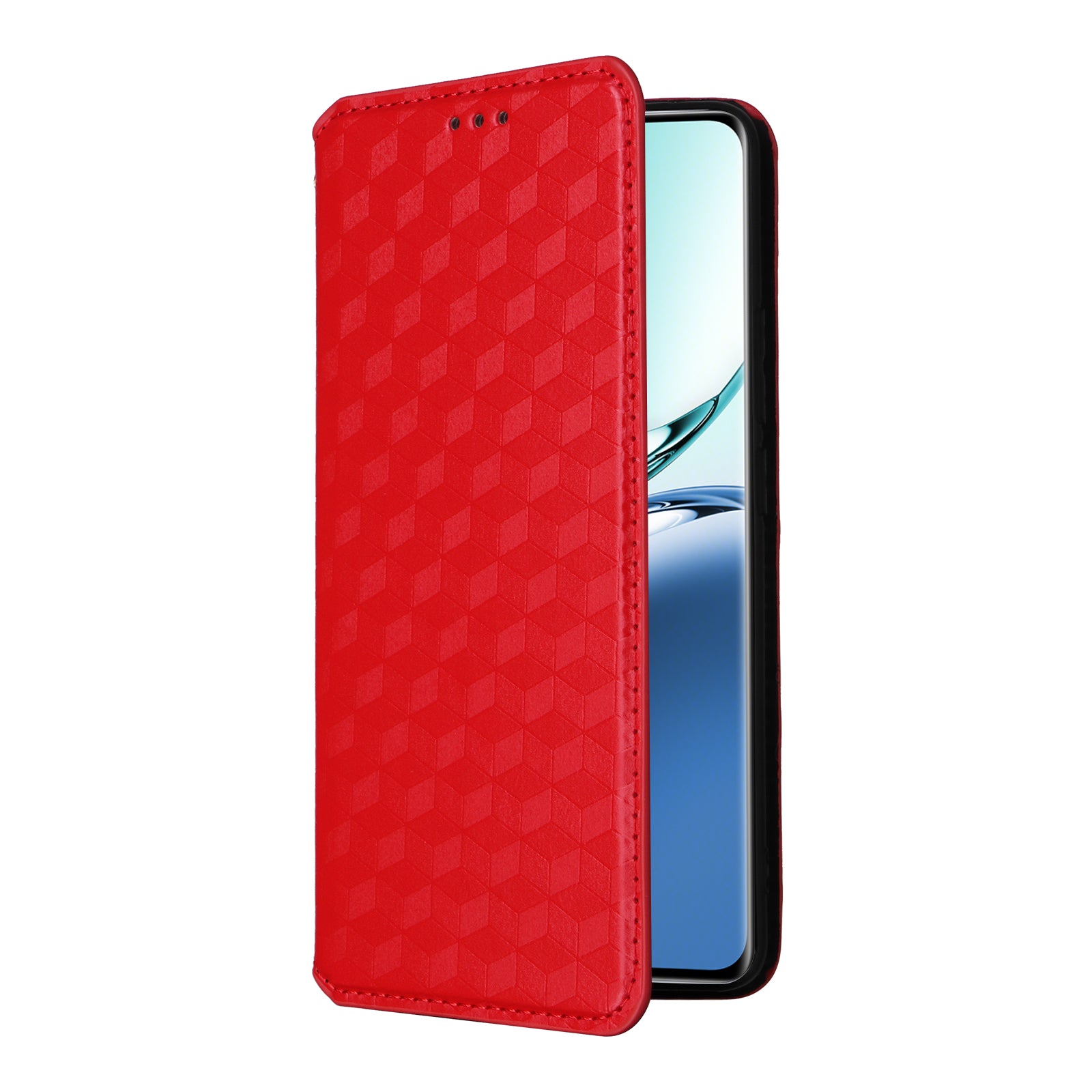 For Oppo F27 Pro 5G / Oppo F27 Pro+ 5G / A3 Pro (China) 5G Leather Wallet Flip Cover Mobile Phone Case Wholesale - Red