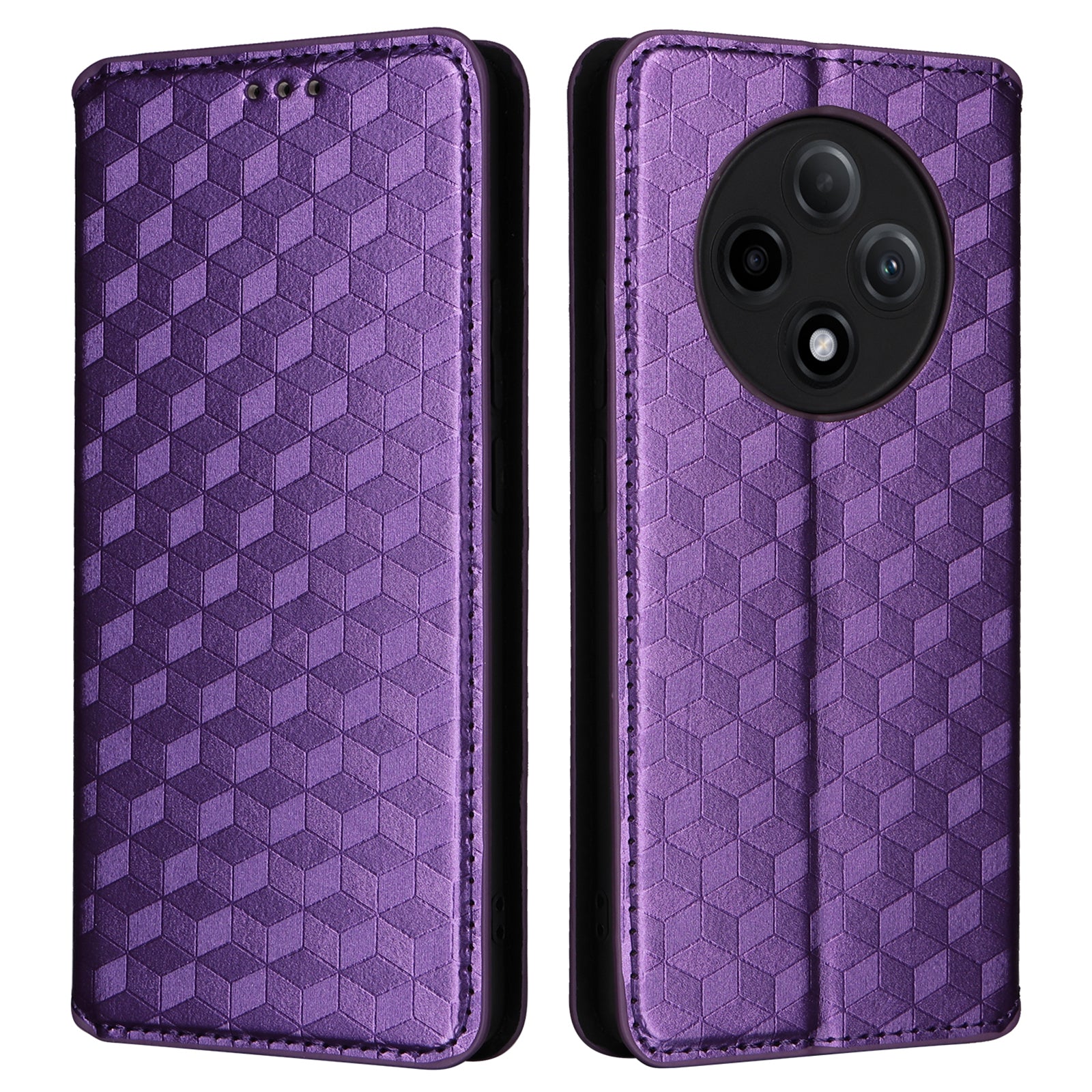 For Oppo A3 Pro 5G Leather Wallet Flip Cover Mobile Phone Case Wholesale - Purple