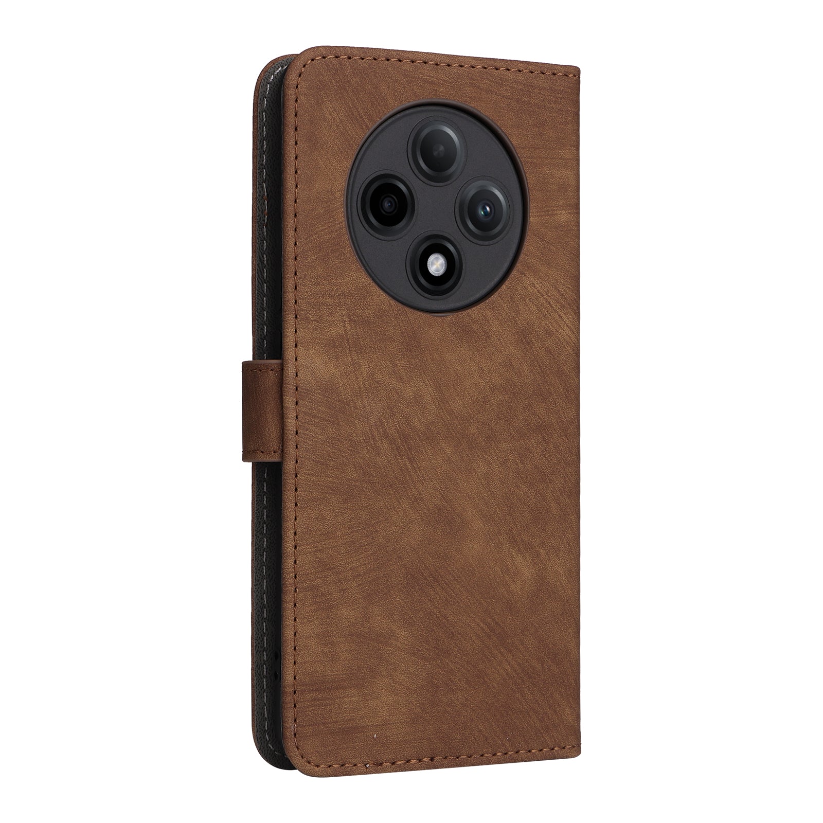 For Oppo F27 Pro 5G / Oppo F27 Pro+ 5G / A3 Pro (China) 5G Case RFID Blocking Wallet Cover Wholesale Cell Phone Accessories - Brown