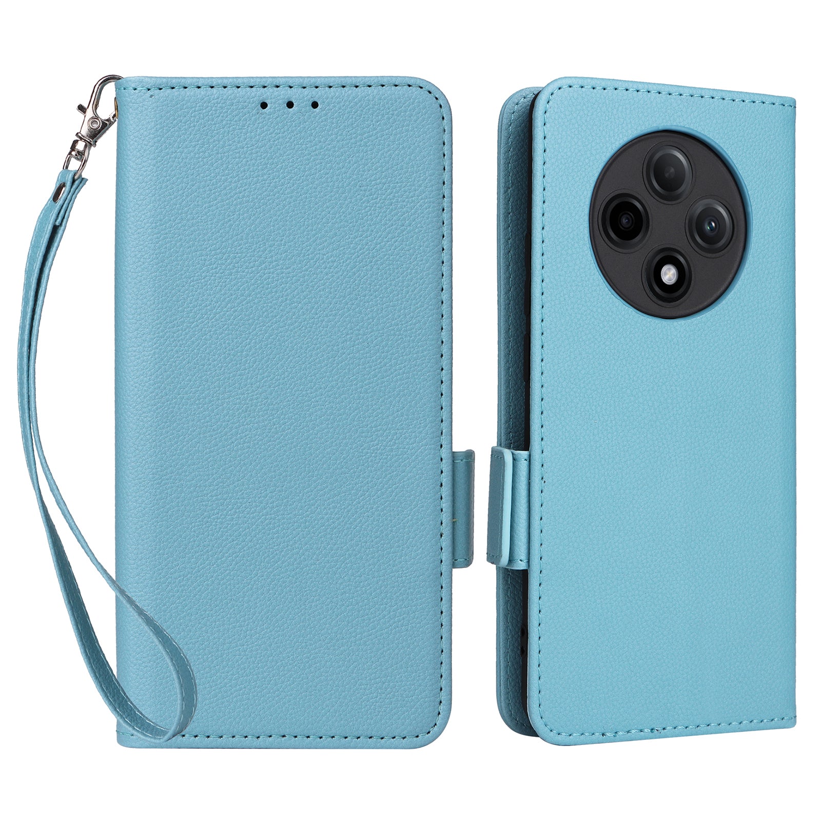 For Oppo F27 Pro 5G / Oppo F27 Pro+ 5G / A3 Pro (China) 5G Case Leather Phone Cover Mobile Accessories Wholesale Supplier - Baby Blue