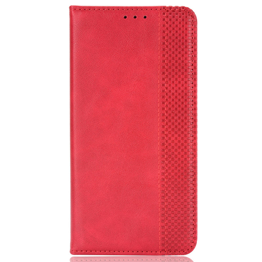 For Transsion Tecno Camon 30 Premier 5G Case Retro Leather Wallet Cover Mobile Accessories Wholesale - Red