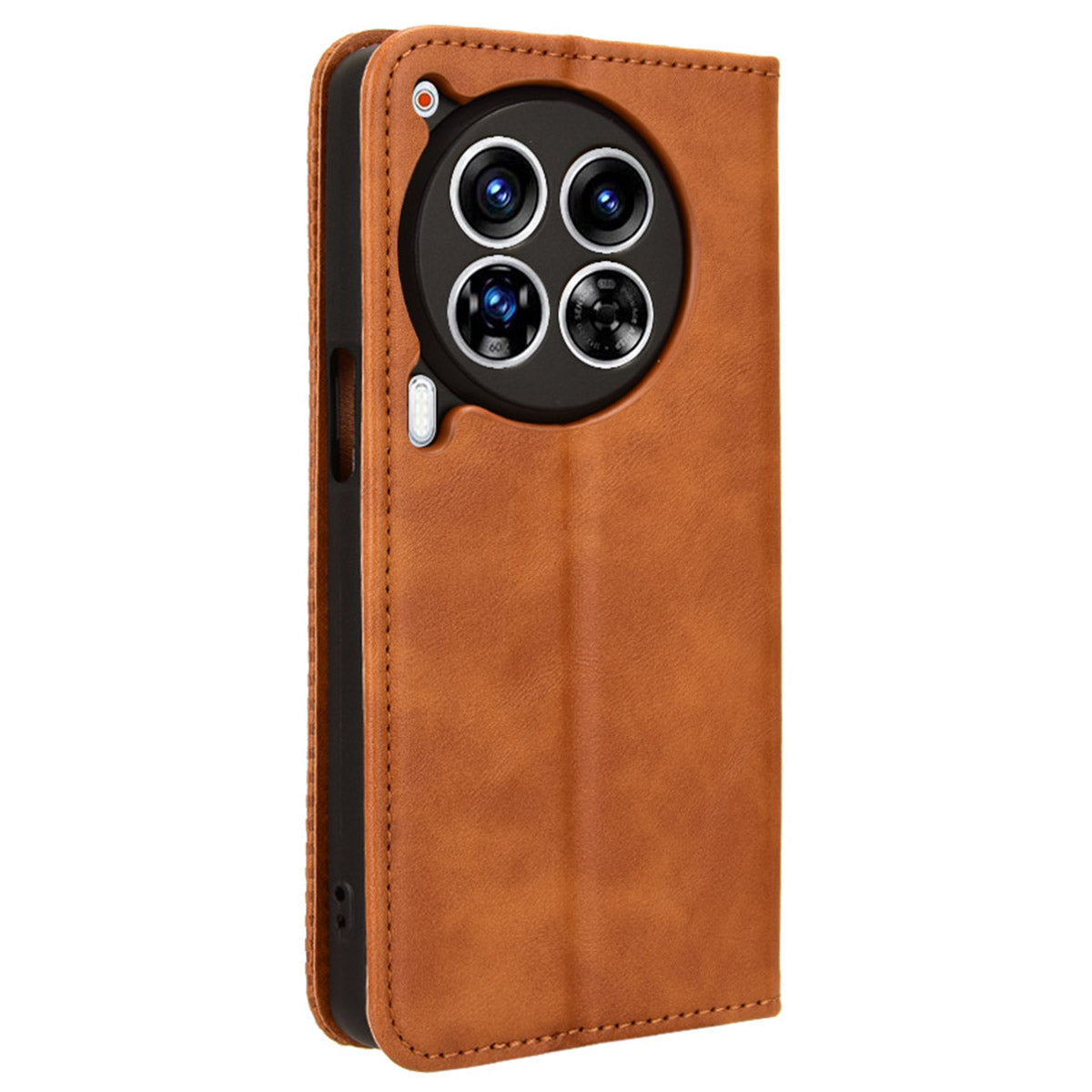 For Transsion Tecno Camon 30 Premier 5G Case Retro Leather Wallet Cover Mobile Accessories Wholesale - Brown