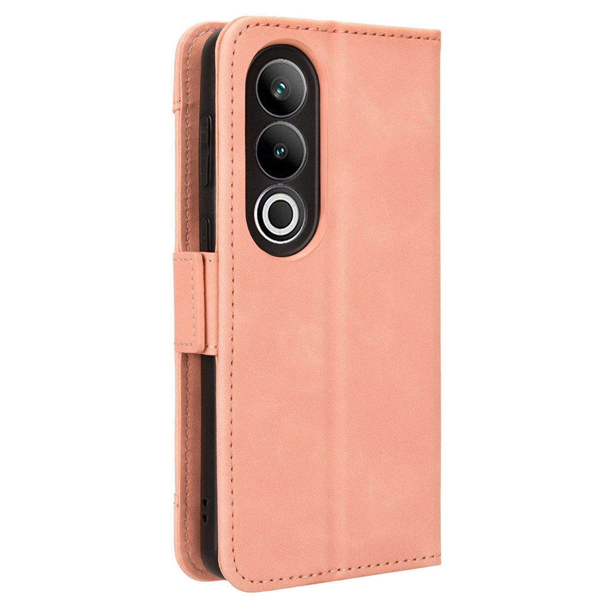 For OnePlus Nord CE4 5G Wallet Case Multiple Card Slots Leather Phone Cover - Pink