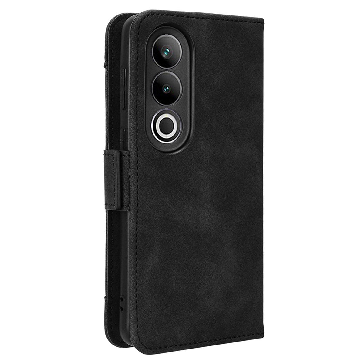 For OnePlus Nord CE4 5G Wallet Case Multiple Card Slots Leather Phone Cover - Black