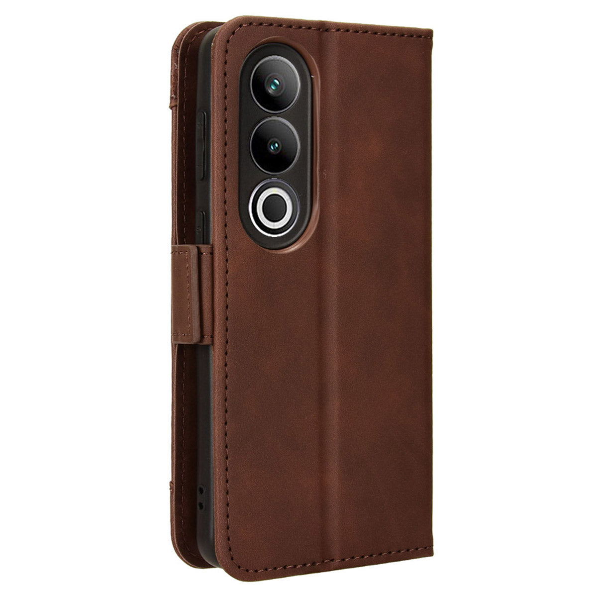 For OnePlus Nord CE4 5G Wallet Case Multiple Card Slots Leather Phone Cover - Brown