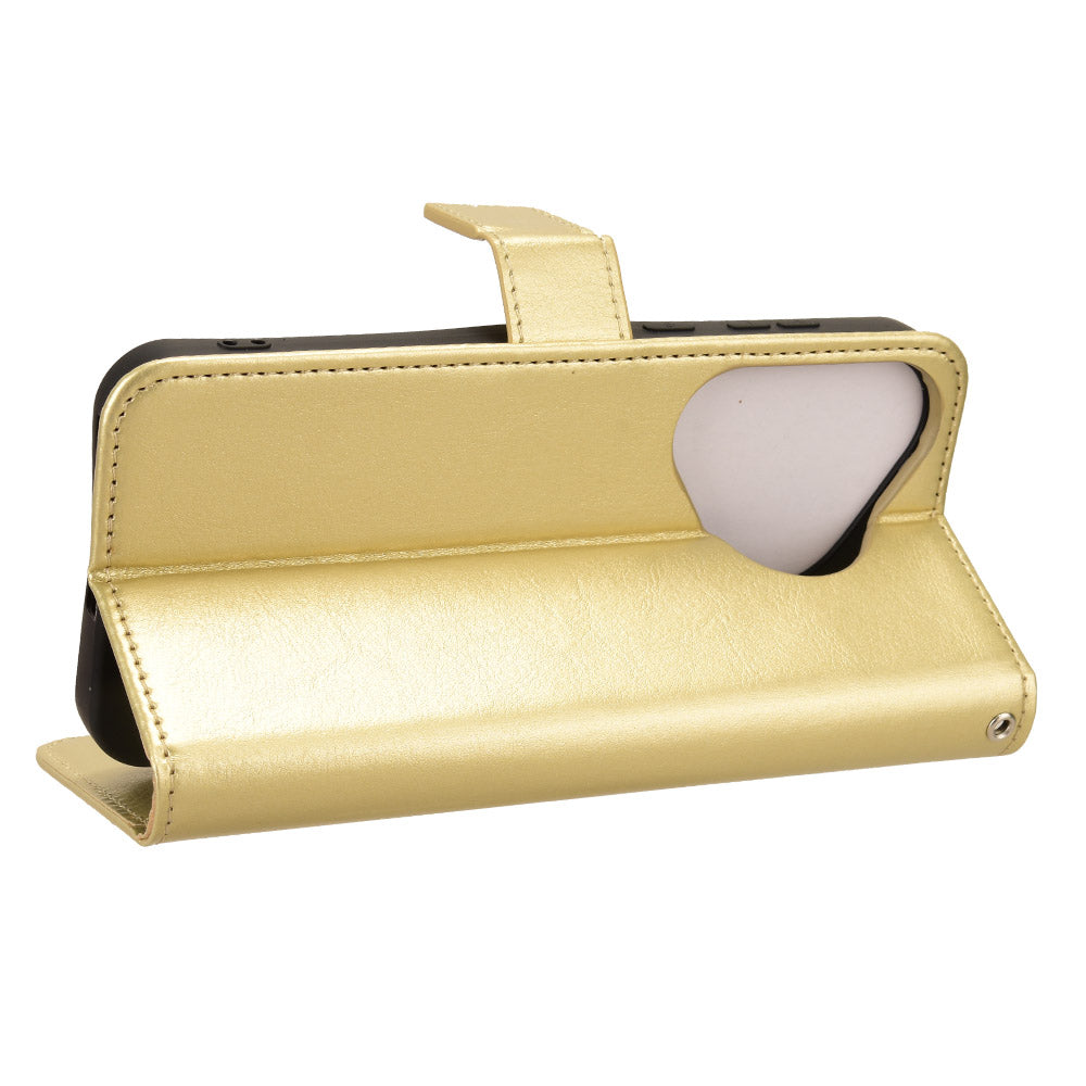 For Huawei Pura 70 Case Wallet Leather Cover Mobile Phone Accessories Wholesale - Gold