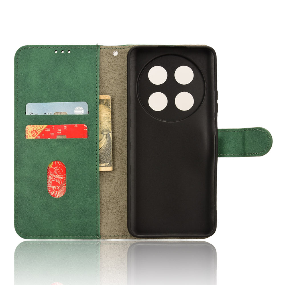 For Huawei Enjoy 70 Pro Case Skin Touch Leather Wallet Cover Mobile Accessories Wholesale - Green