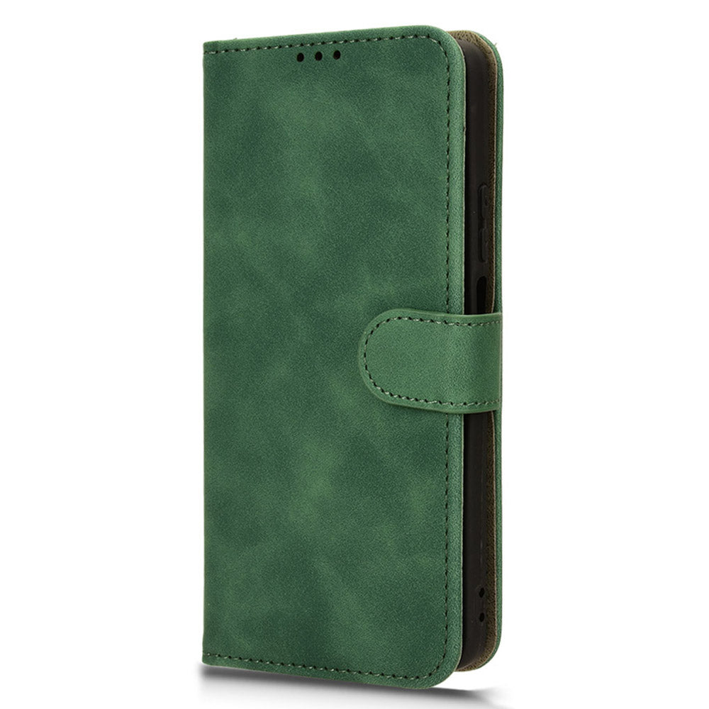 For Huawei Enjoy 70 Pro Case Skin Touch Leather Wallet Cover Mobile Accessories Wholesale - Green