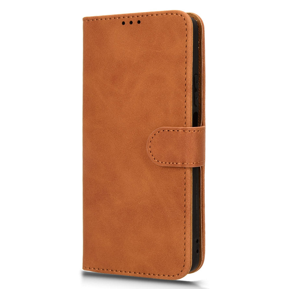 For Huawei Enjoy 70 Pro Case Skin Touch Leather Wallet Cover Mobile Accessories Wholesale - Brown
