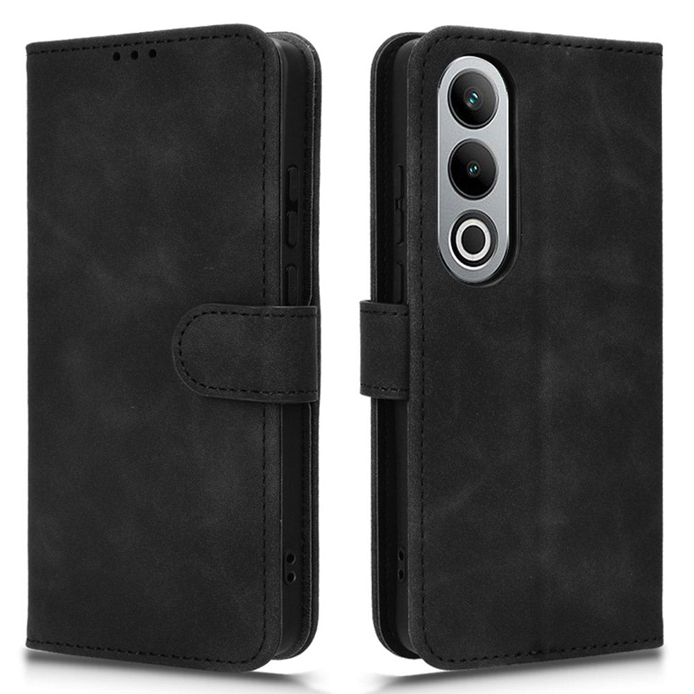 For OnePlus Nord CE4 5G / Ace 3V 5G Wholesale Case Skin Touch Leather Wallet Phone Cover - Black