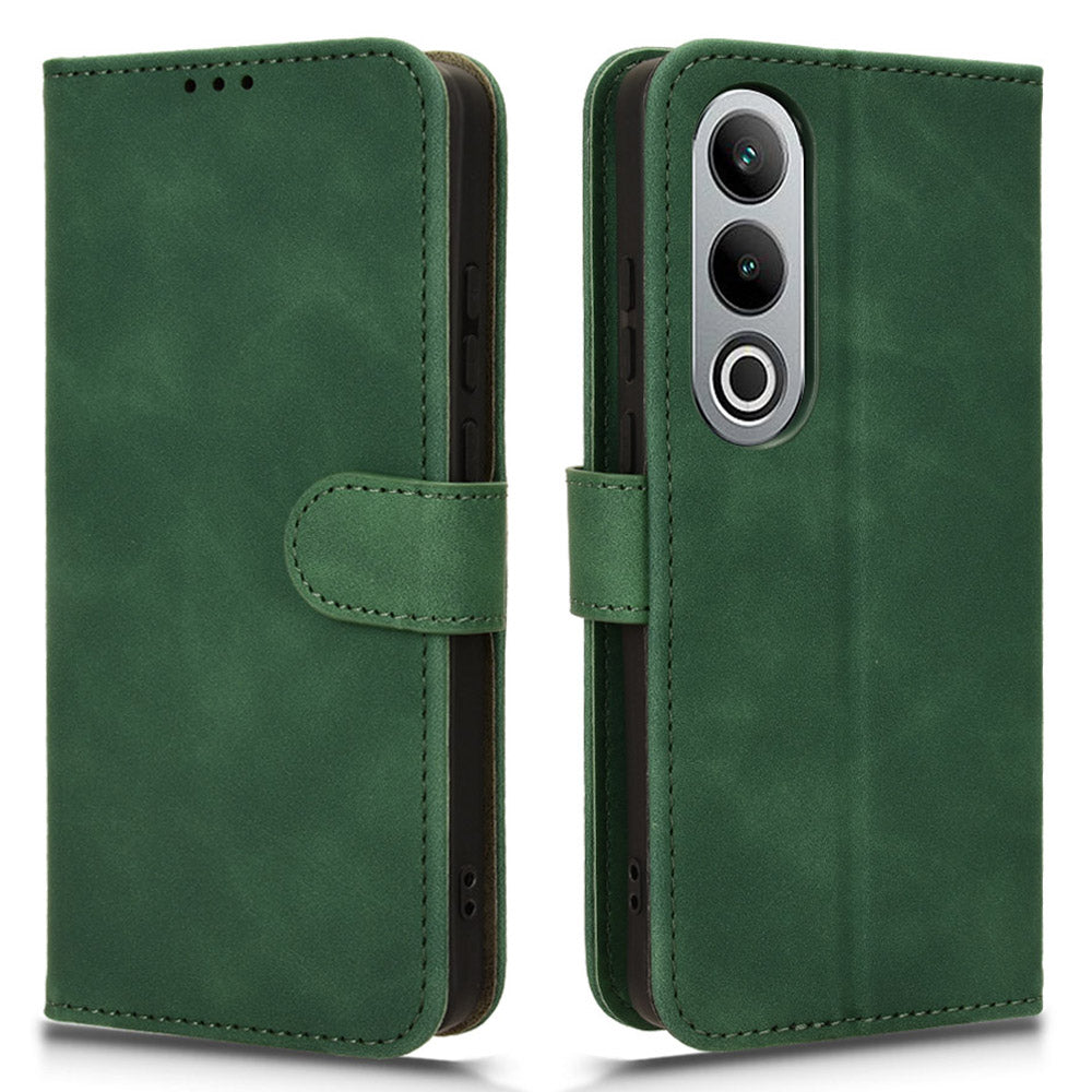 For OnePlus Nord CE4 5G / Ace 3V 5G Wholesale Case Skin Touch Leather Wallet Phone Cover - Green