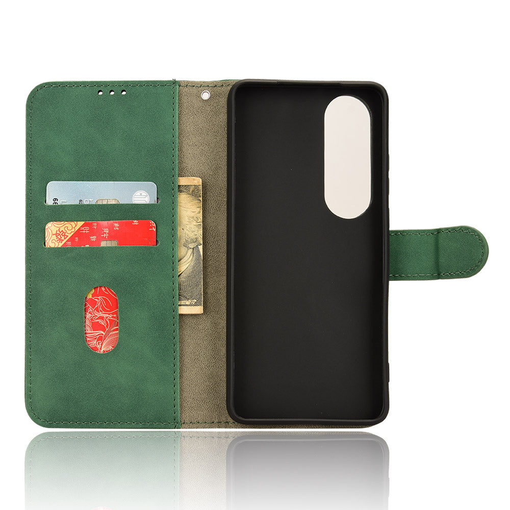 For OnePlus Nord CE4 5G / Ace 3V 5G Wholesale Case Skin Touch Leather Wallet Phone Cover - Green