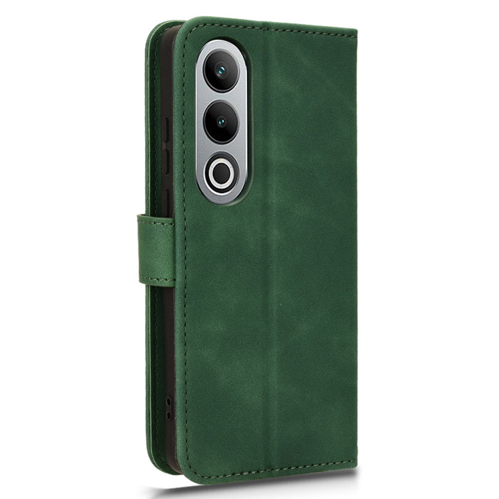 For OnePlus Nord CE4 5G / Ace 3V 5G Wholesale Case Skin Touch Leather Wallet Phone Cover - Green