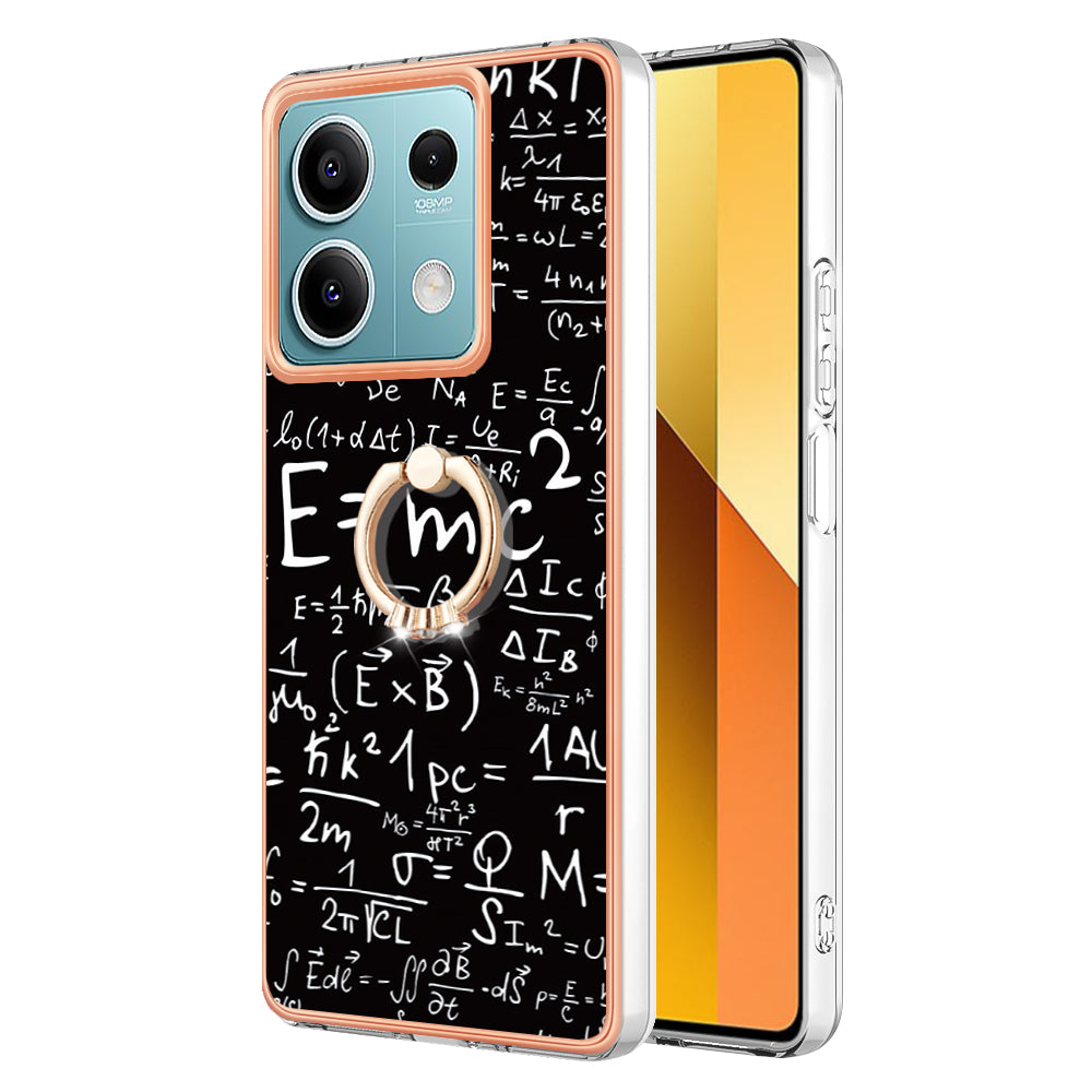 YB IMD Series-20 Style D for Xiaomi Redmi Note 13 5G (Global) Wholesale Case Kickstand TPU Phone Cover - Equation