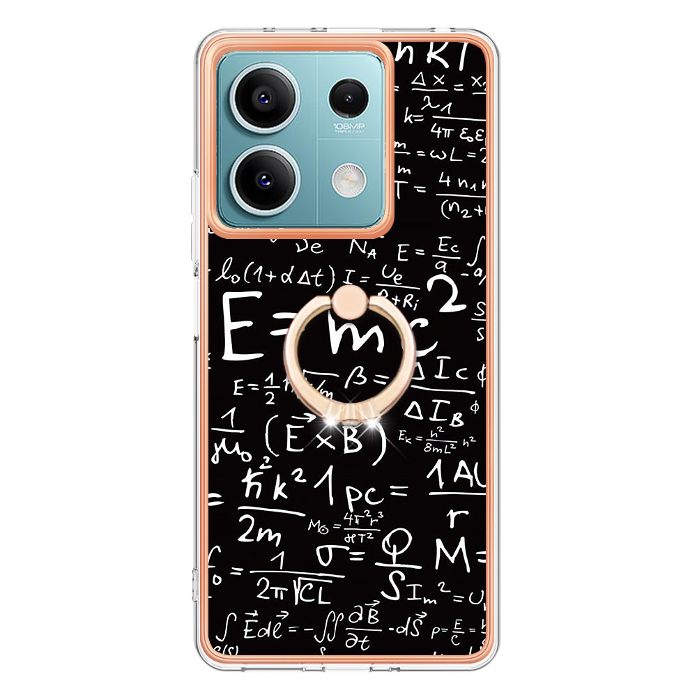 YB IMD Series-20 Style D for Xiaomi Redmi Note 13 5G (Global) Wholesale Case Kickstand TPU Phone Cover - Equation