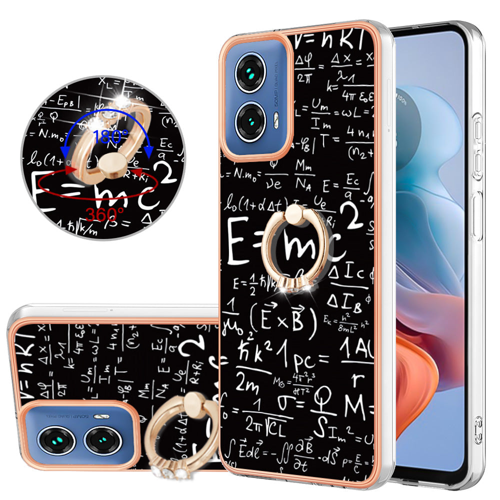 YB IMD Series-20 Style D for Motorola Moto G34 5G Kickstand TPU Case Wholesale Phone Cases - Equation