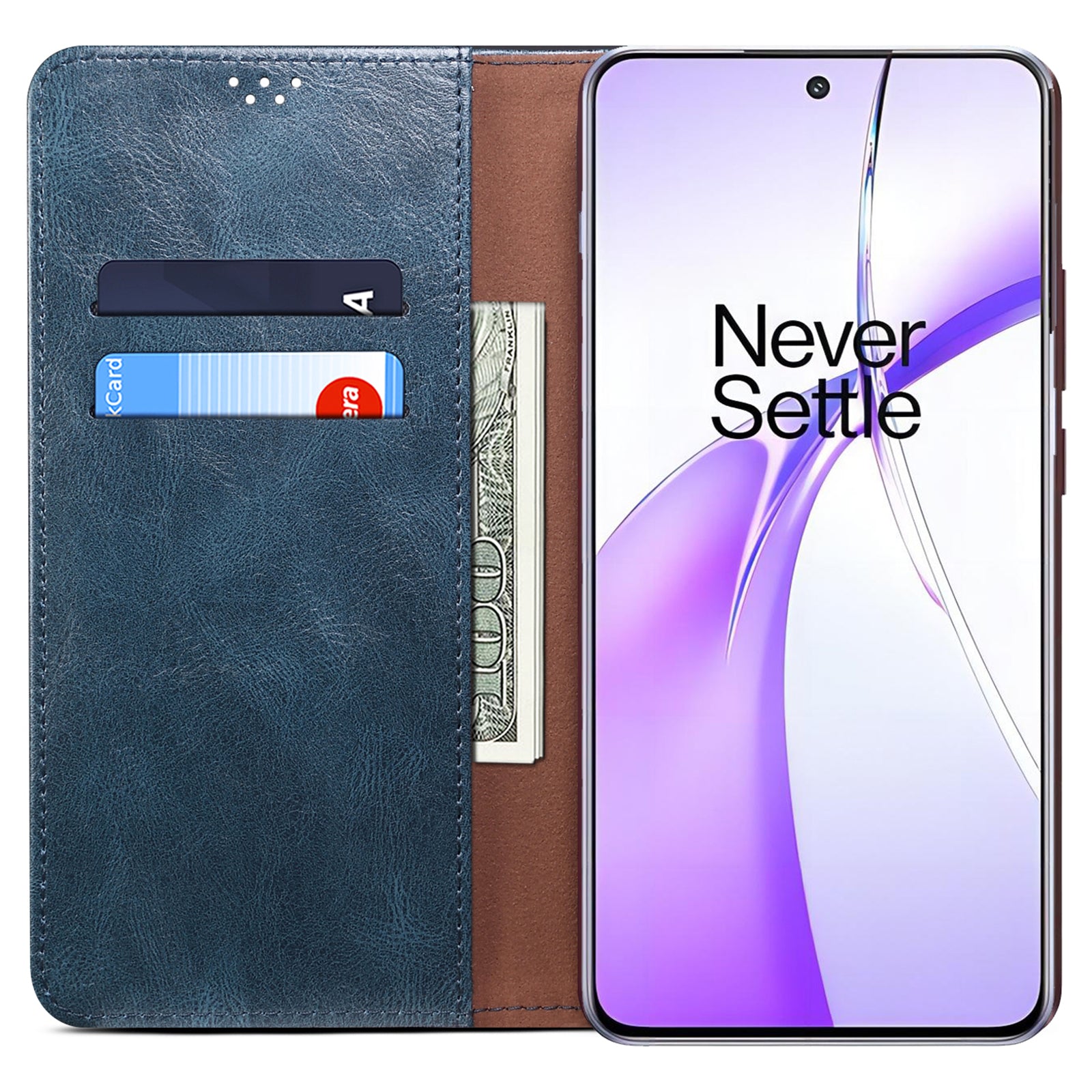 For OnePlus Nord CE4 5G / Ace 3V 5G Phone Case Leather Flip Wholesale Wallet Cover - Blue