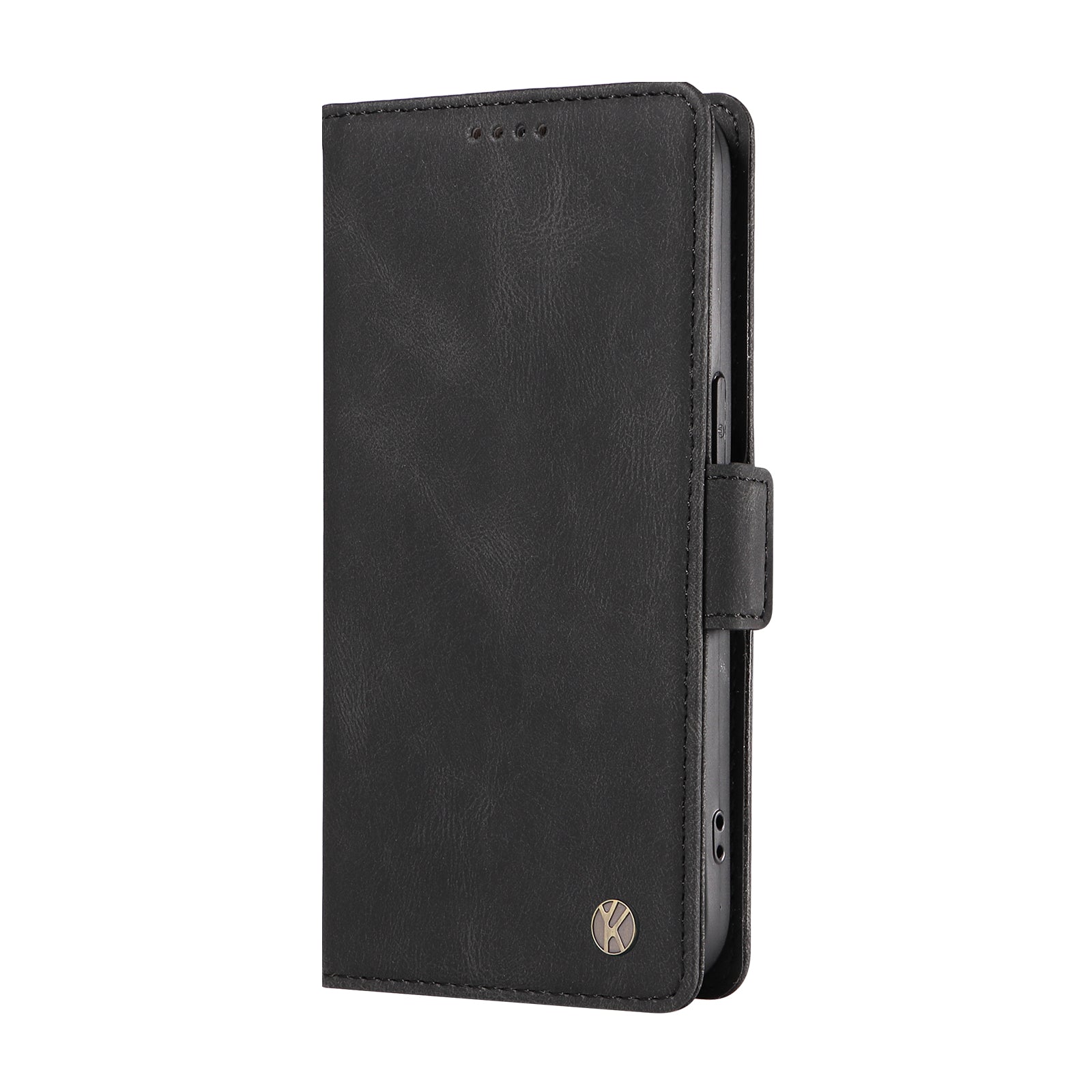 YIKATU YK-005 For Samsung Galaxy S24+ Wallet Case PU Leather Mobile Phone Cover Wholesale - Black