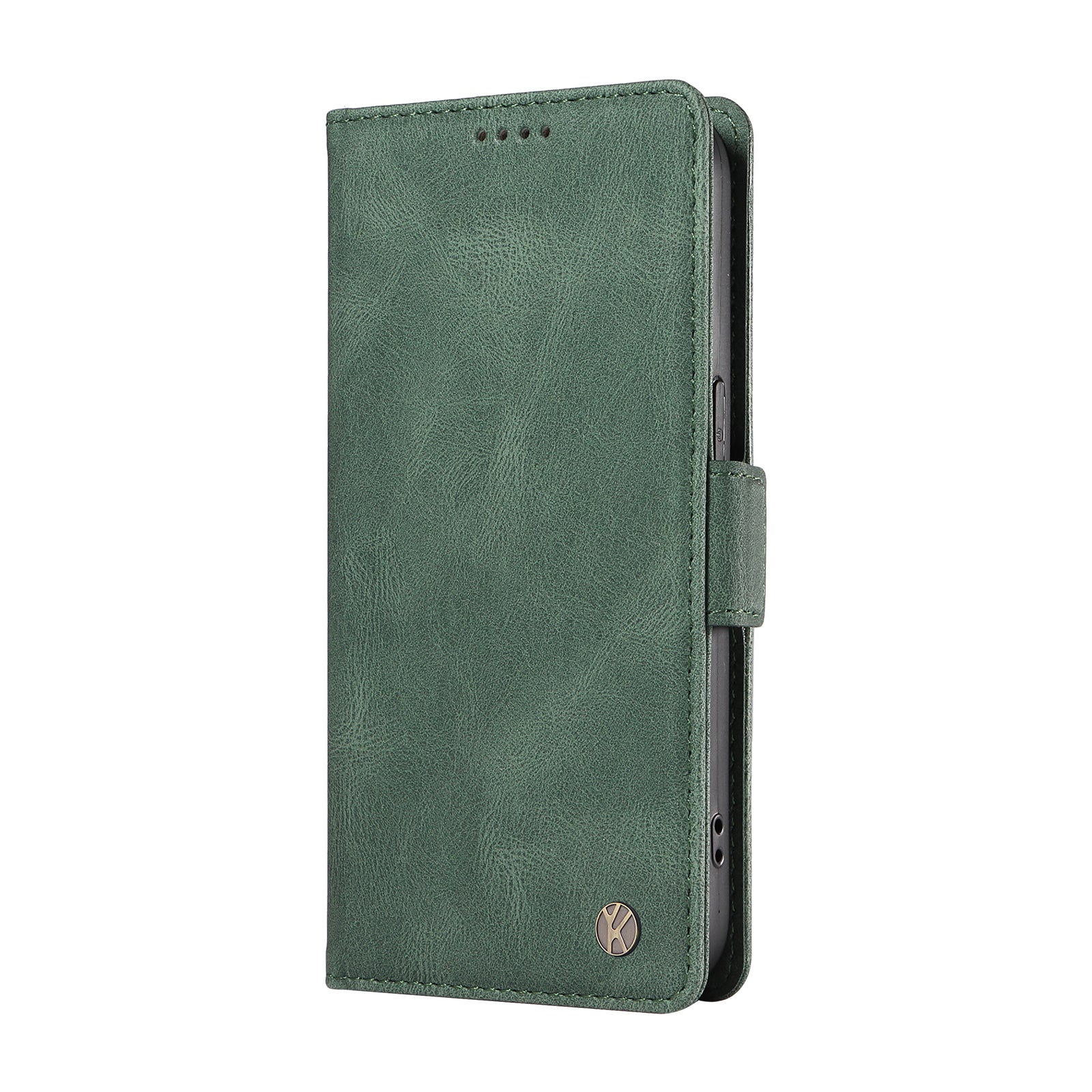 YIKATU YK-005 For Sony Xperia 5 V Leather Phone Case Folding Stand Wallet Cover - Green