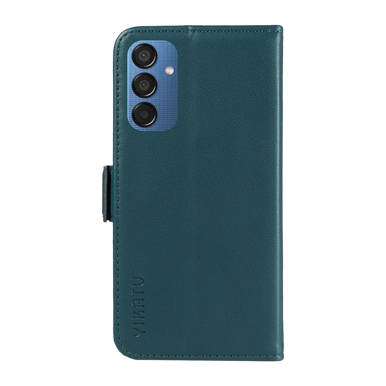 YIKATU YK-003 For Samsung Galaxy M15 5G Case Wallet Leather Cover Side Magnetic Clasp - Green