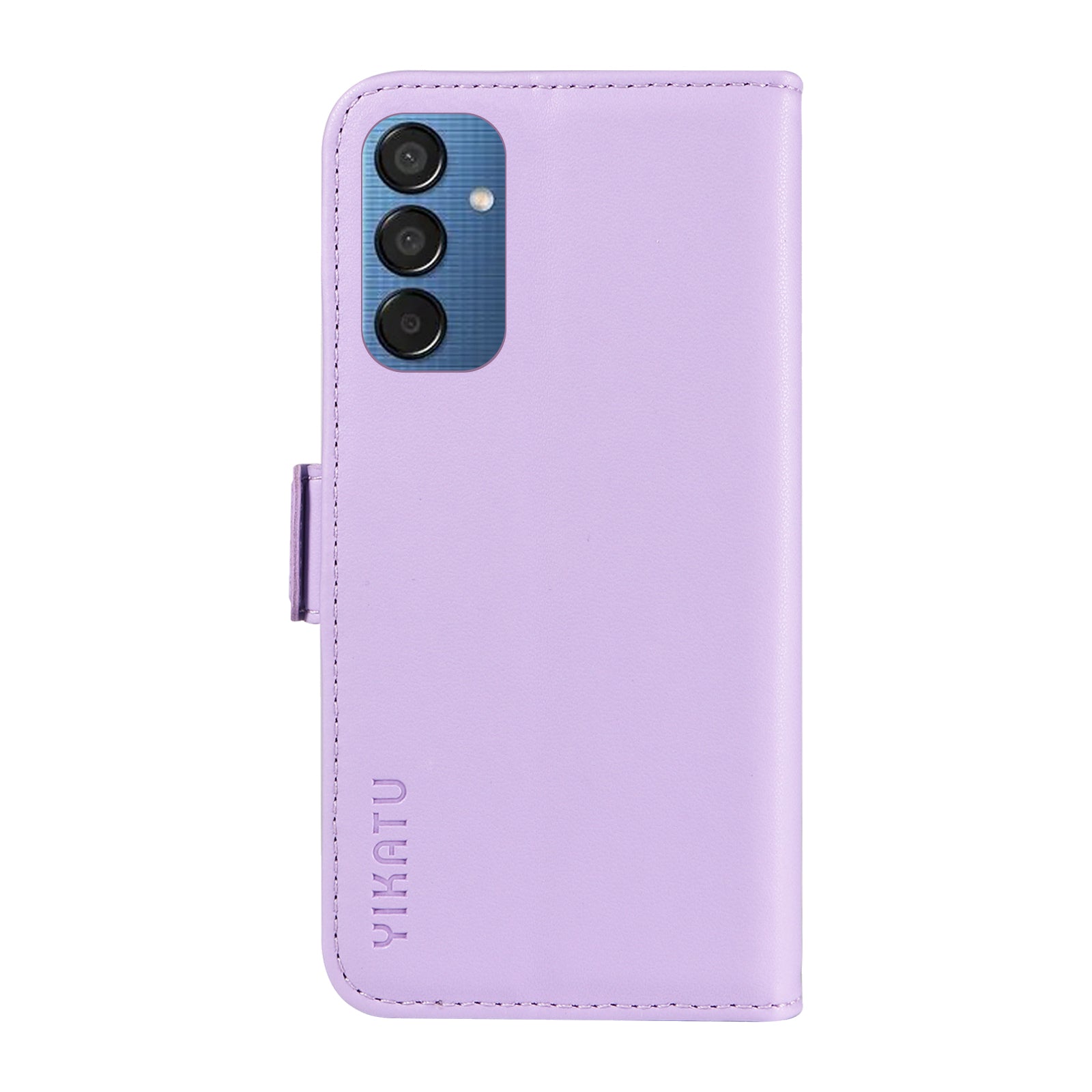 YIKATU YK-003 For Samsung Galaxy M15 5G Case Wallet Leather Cover Side Magnetic Clasp - Light Purple