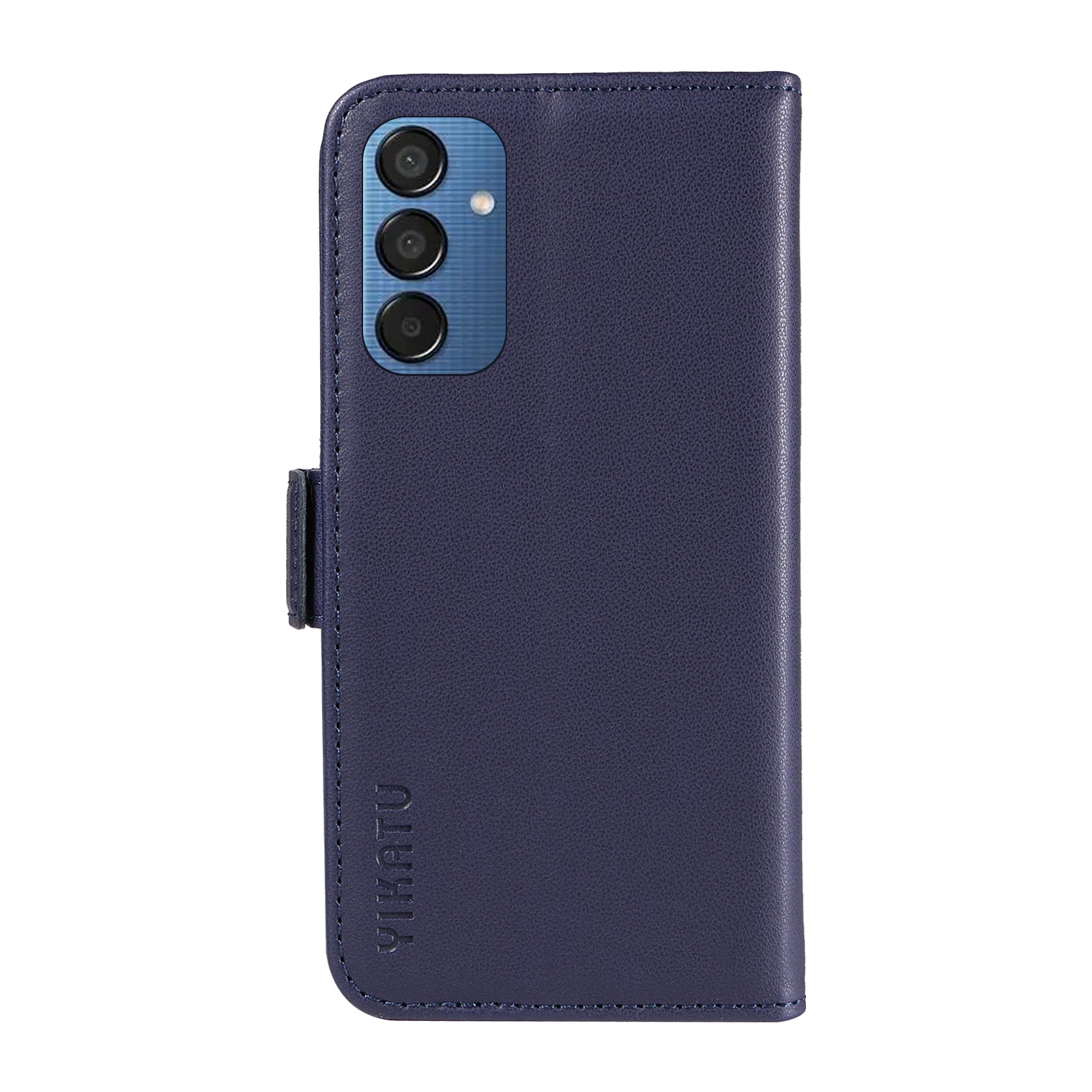 YIKATU YK-003 For Samsung Galaxy M15 5G Case Wallet Leather Cover Side Magnetic Clasp - Sapphire