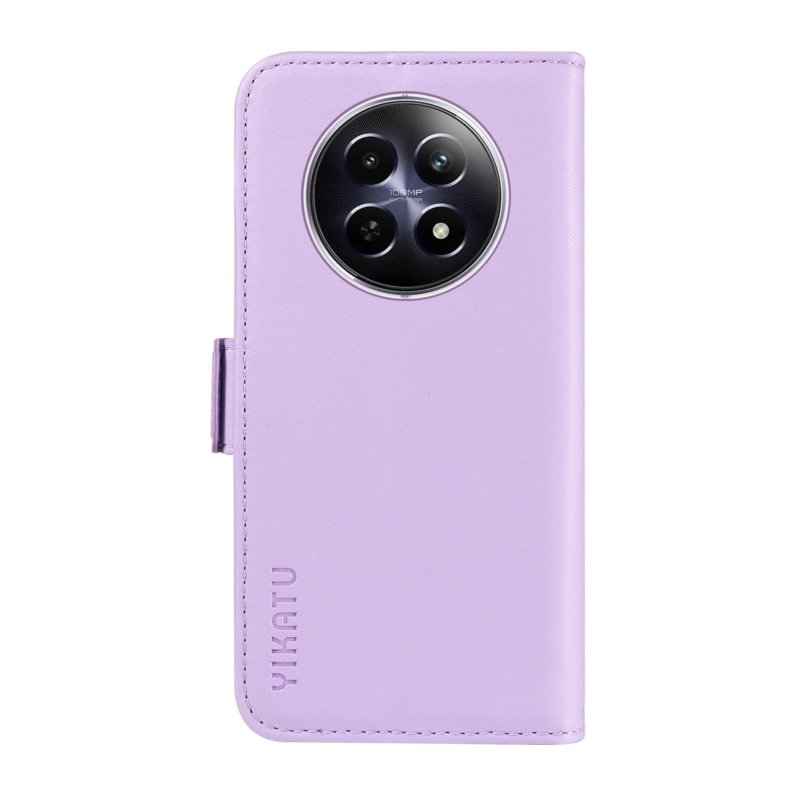 YIKATU YK-003 For Realme 12 Leather Case Wallet Cover Phone Accessories Distributors - Light Purple