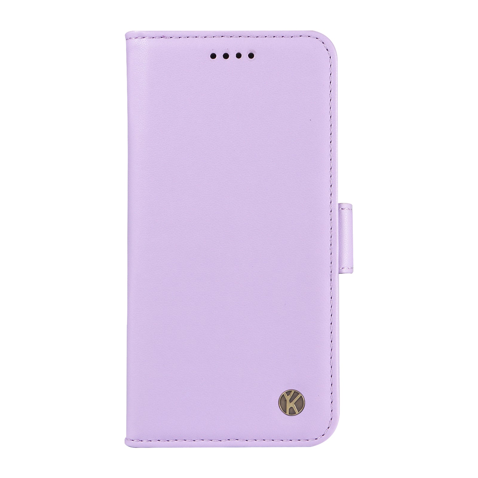 YIKATU YK-003 For Samsung Galaxy S24 Case PU Leather Folio Wallet Phone Cover - Light Purple