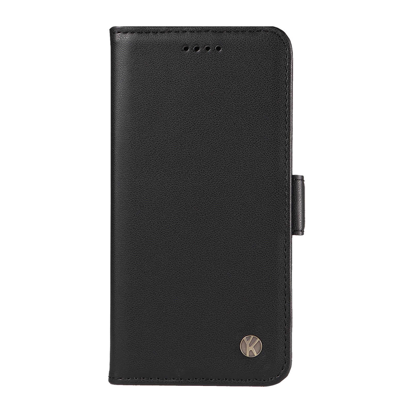 YIKATU YK-003 For Samsung Galaxy S24 Case PU Leather Folio Wallet Phone Cover - Black